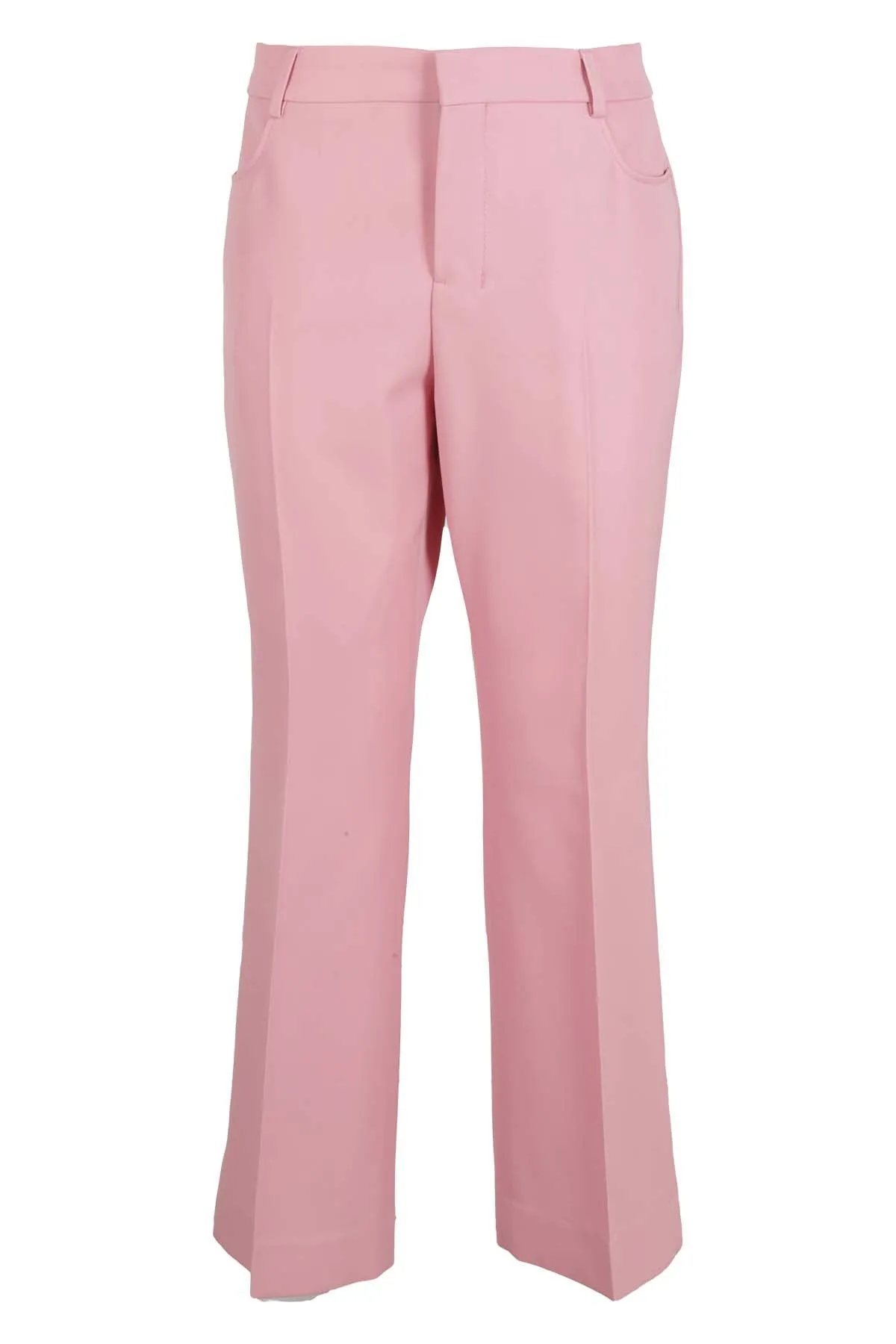 AMI Mid-Rise Cropped Flared Trousers