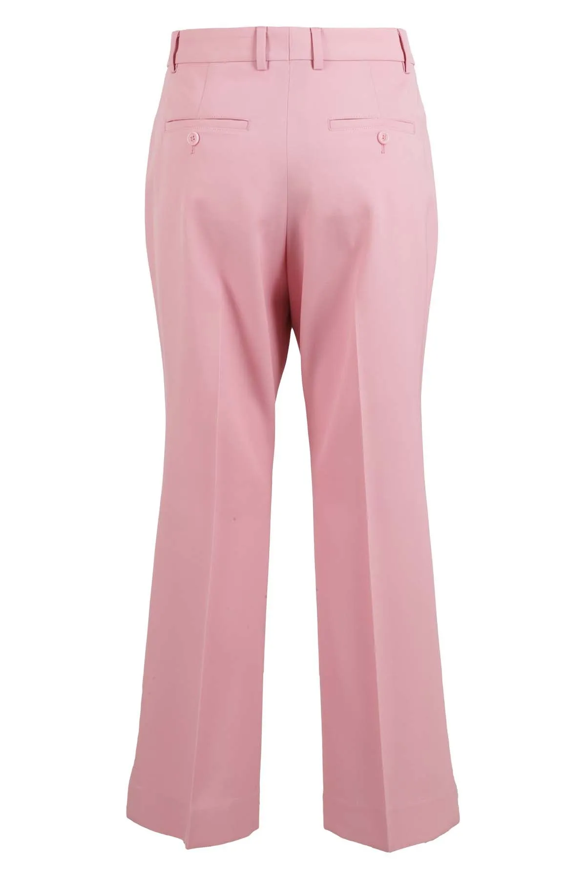 AMI Mid-Rise Cropped Flared Trousers