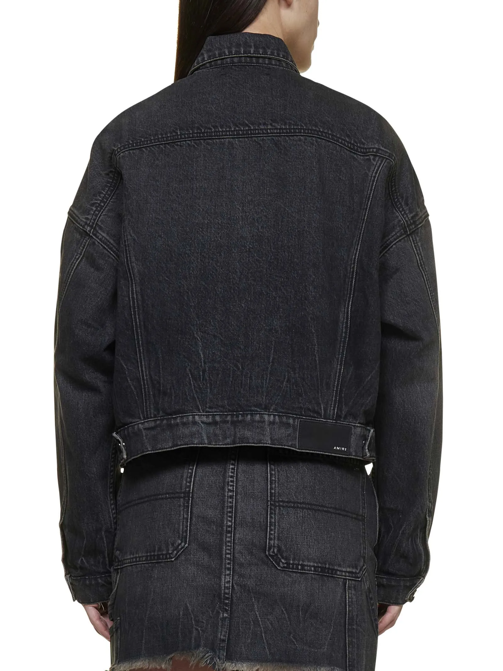 Amiri Oversized Button-Up Denim Jacket