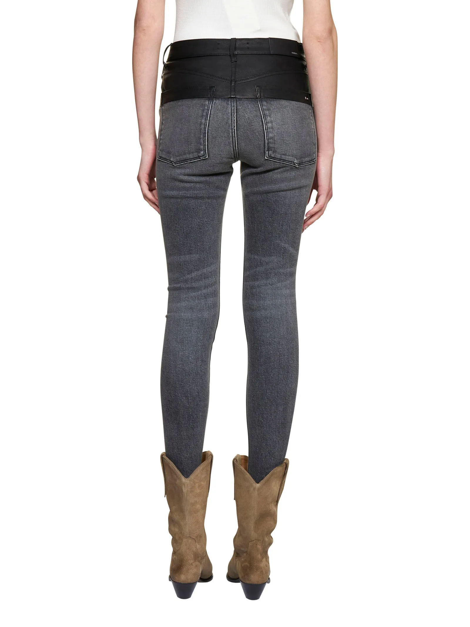 Amiri Panelled Slim Fit Jeans