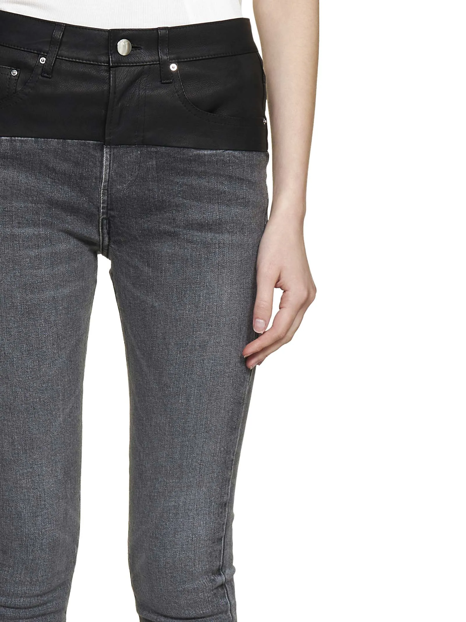 Amiri Panelled Slim Fit Jeans