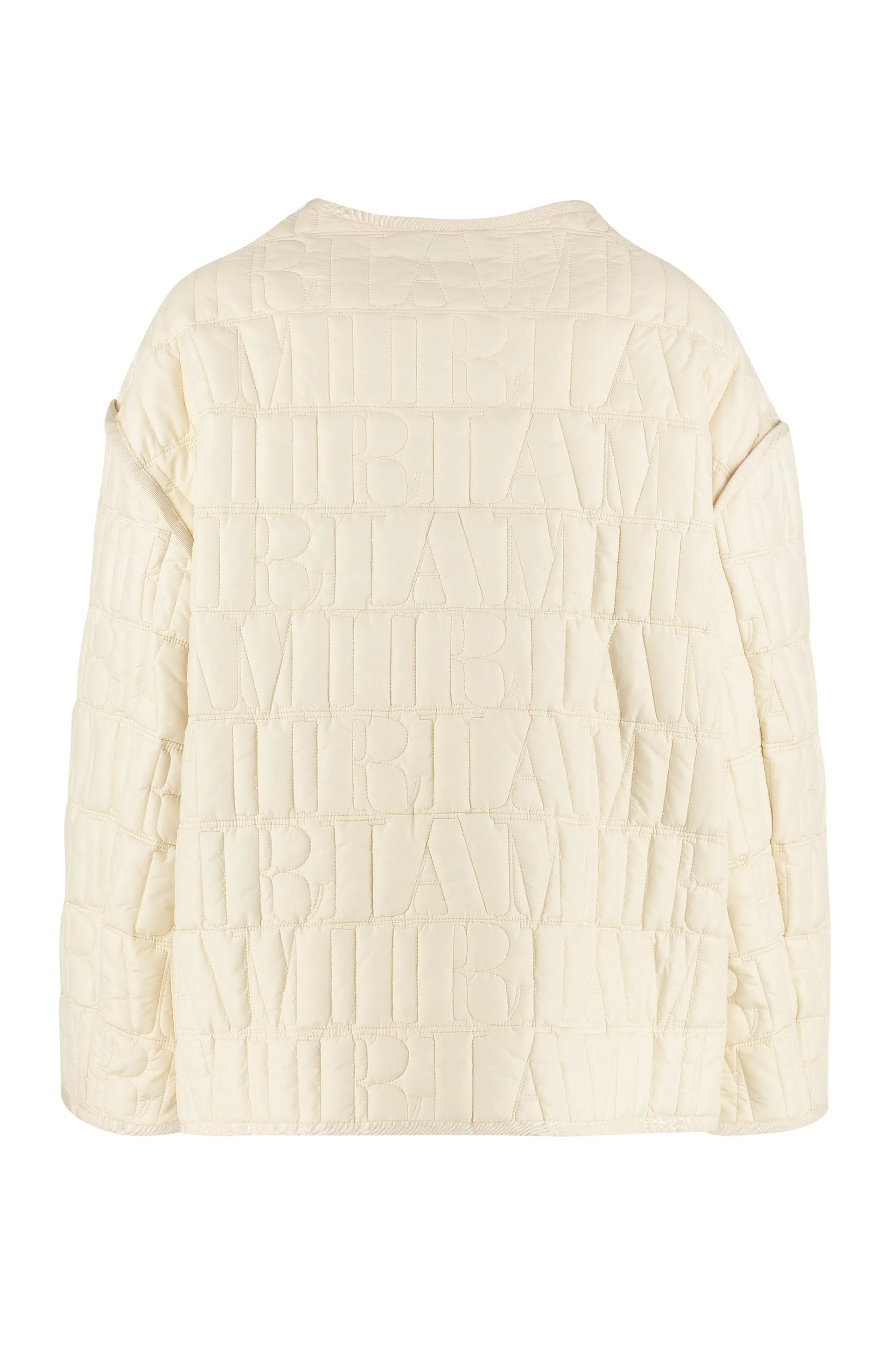 Amiri V-Neck Quilted Button-Up Jacket