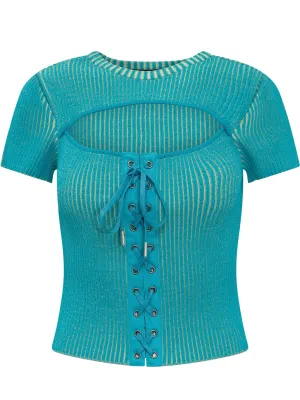 Andersson Bell Inez Cut-Out Knitted Top