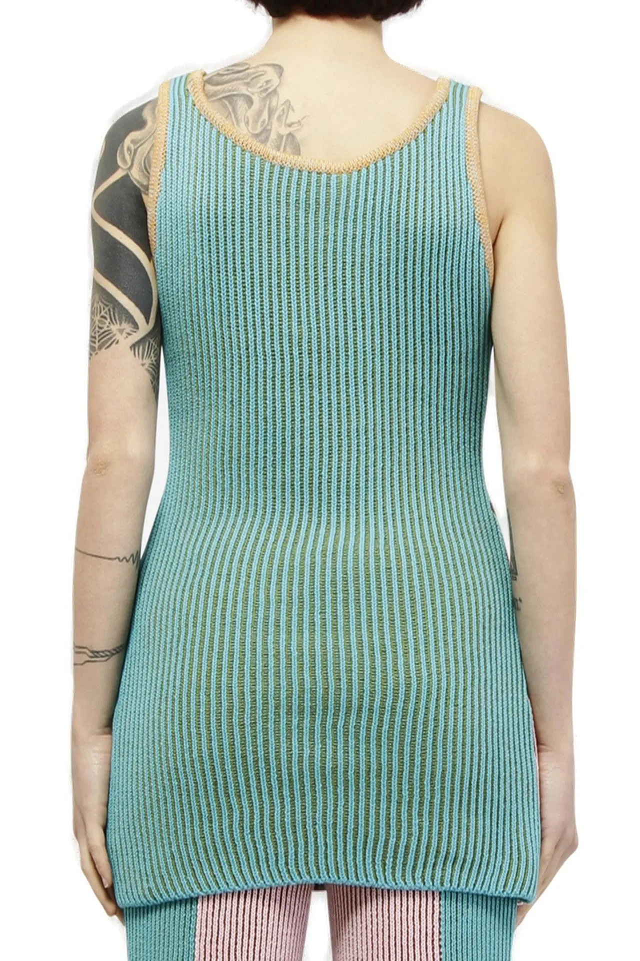 Andersson Bell Kaia Color-Block Knitted Mini Dress