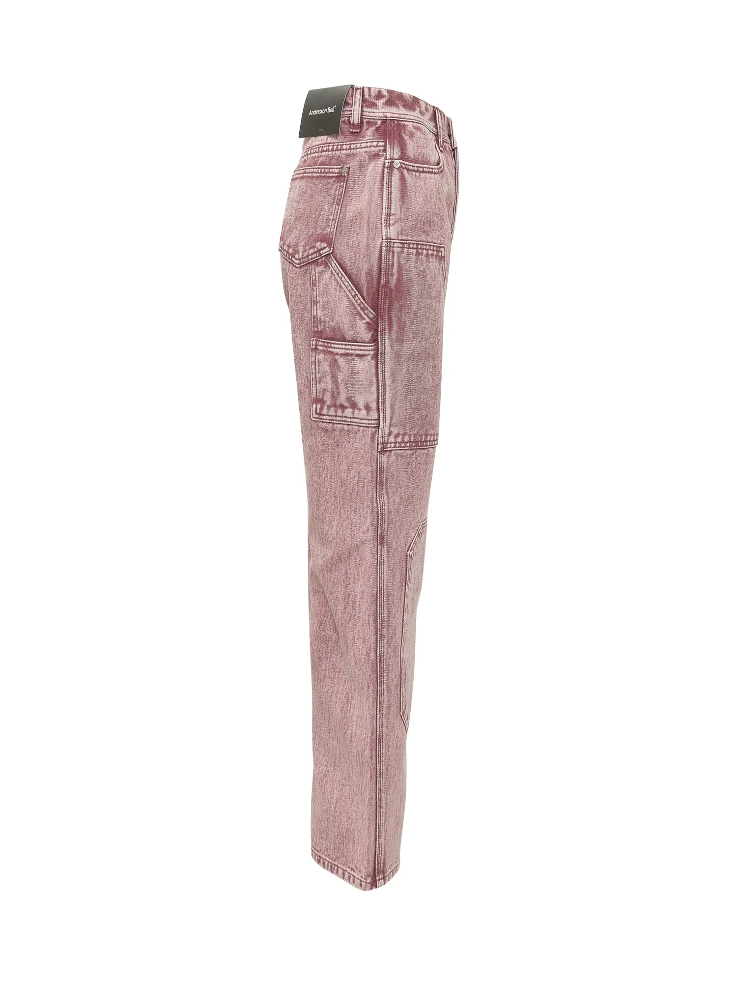 Andersson Bell Logo Patch Overdyed Jeans