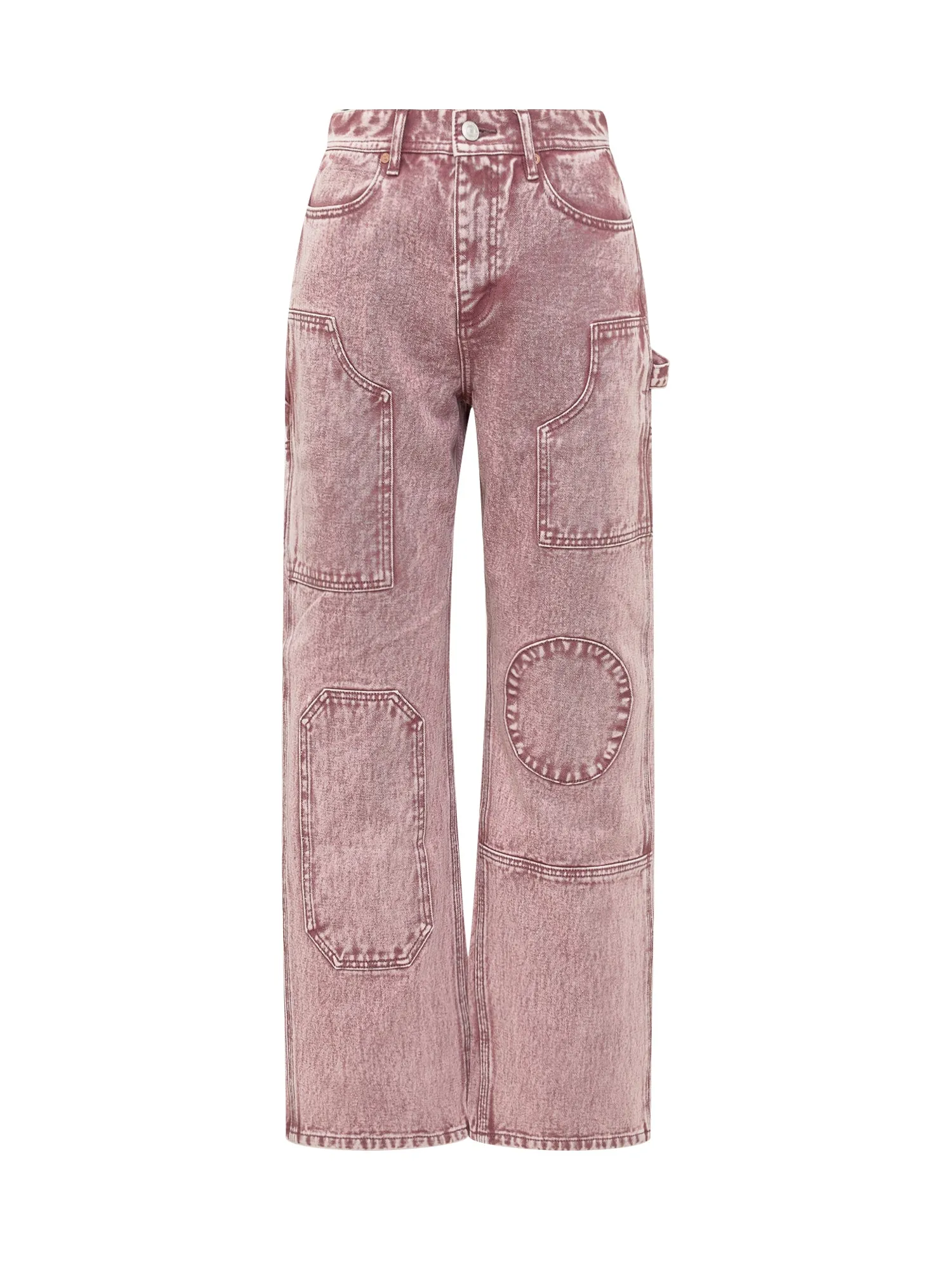 Andersson Bell Logo Patch Overdyed Jeans