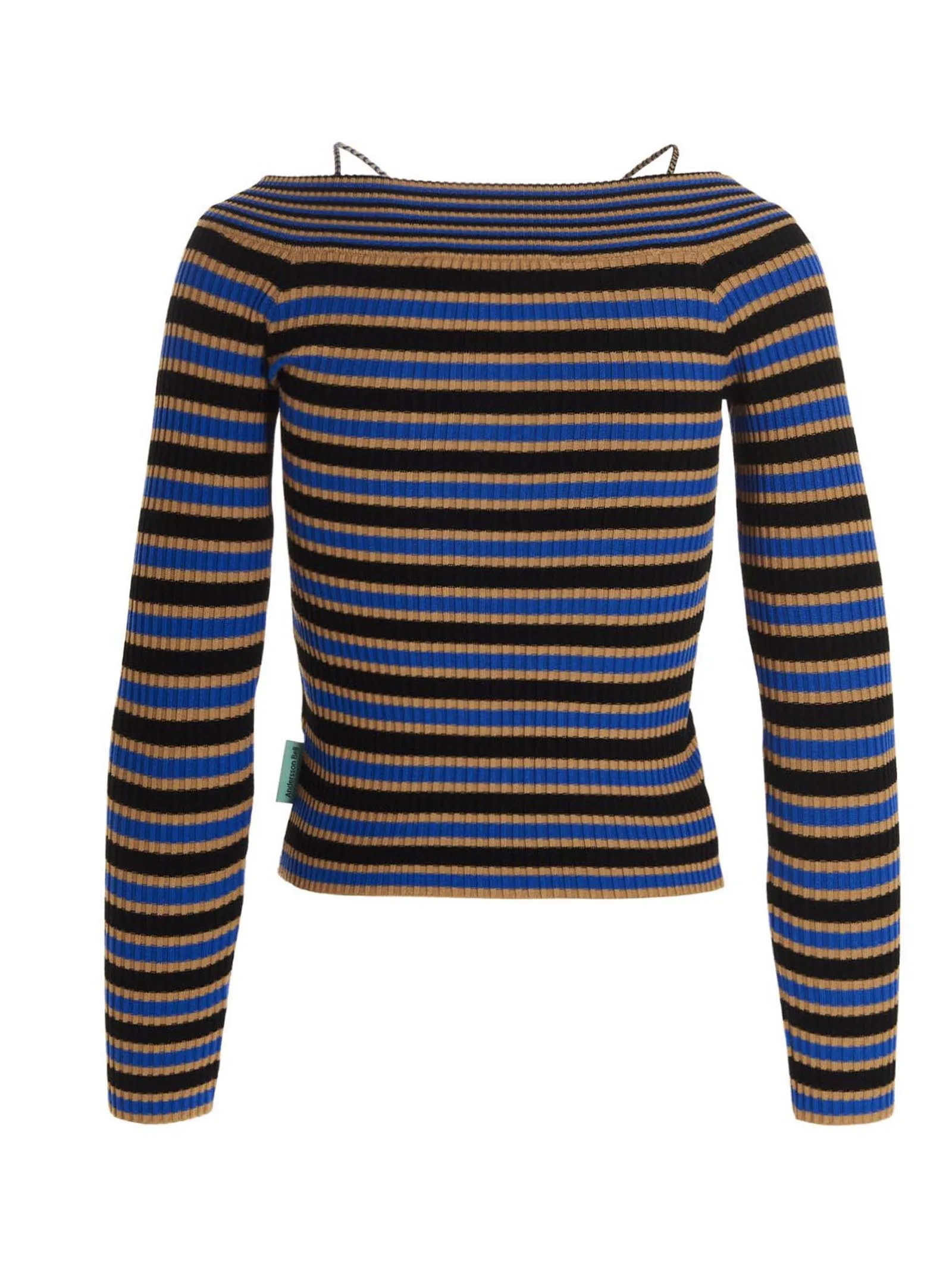 Andersson Bell Nina Off-The-Shoulder Striped Top