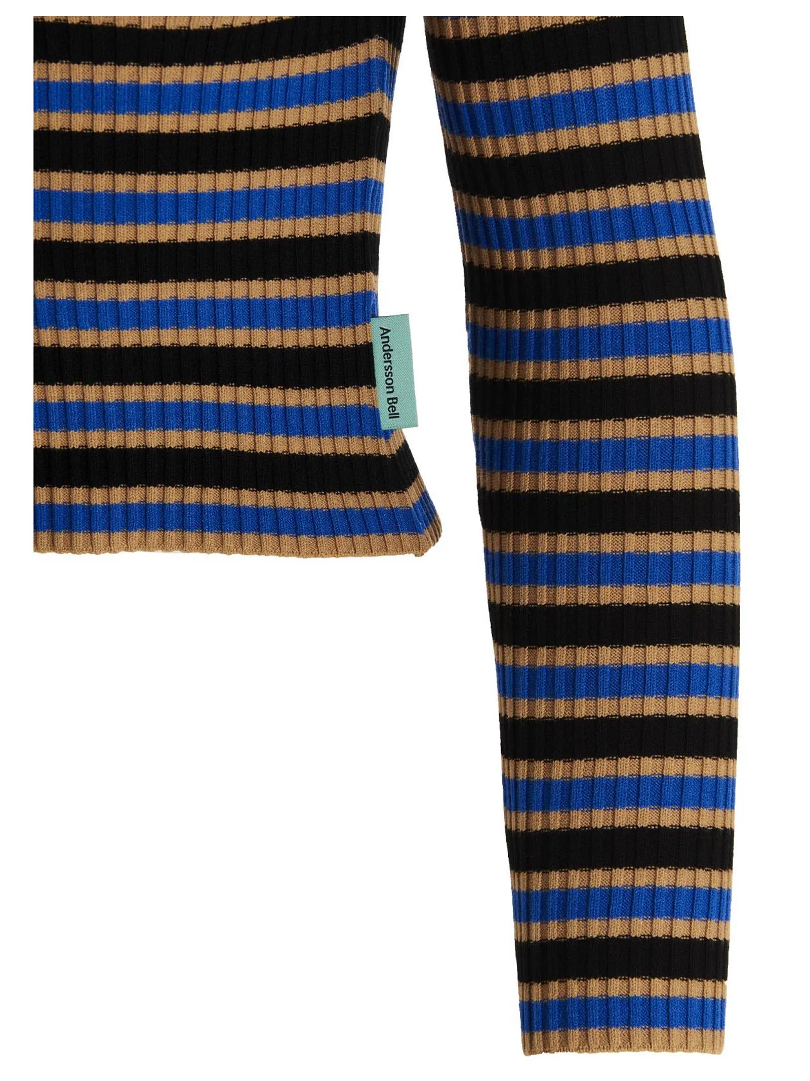 Andersson Bell Nina Off-The-Shoulder Striped Top
