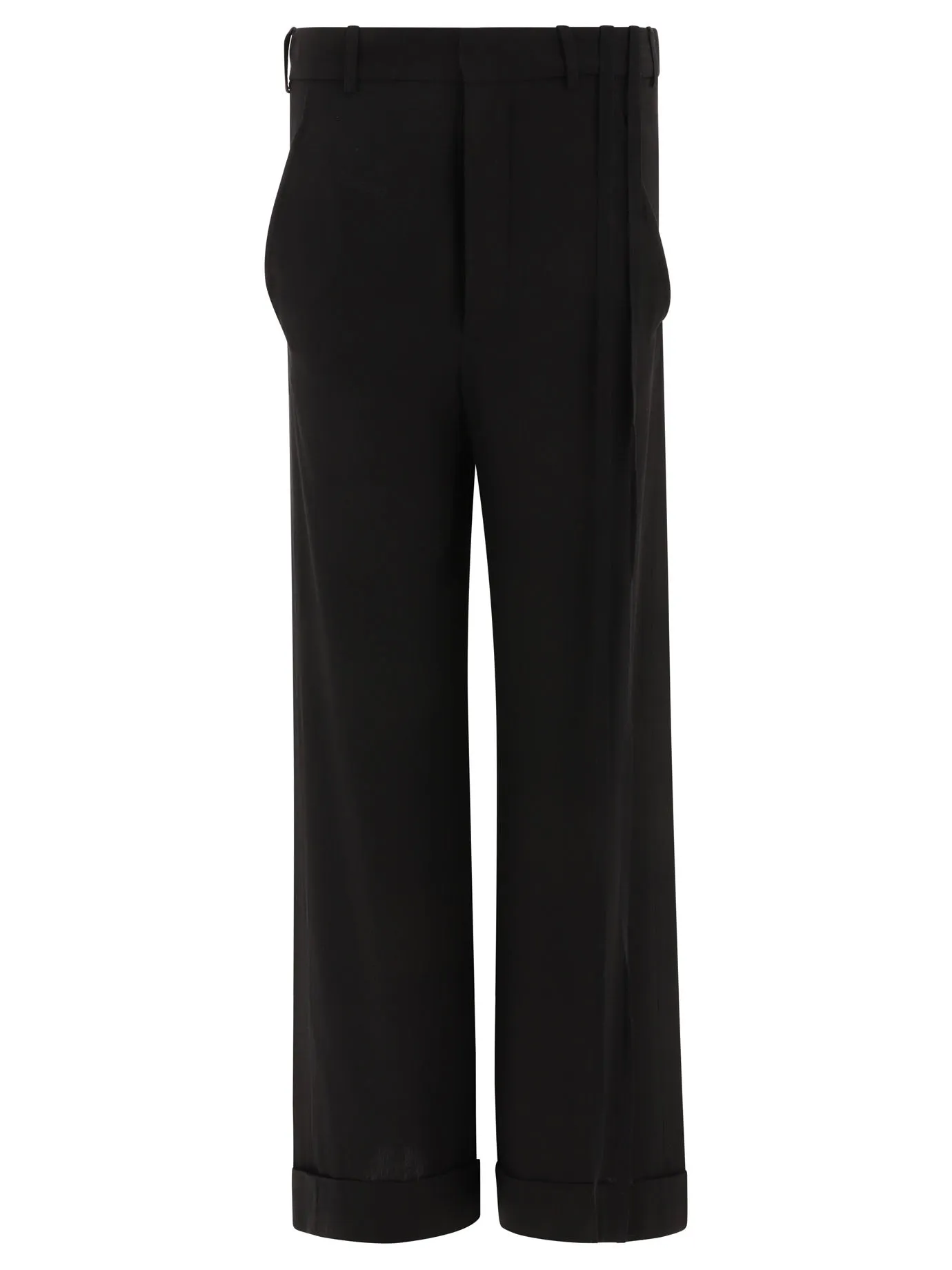 Ann Demeulemeester Drawstring Straight Leg Trousers