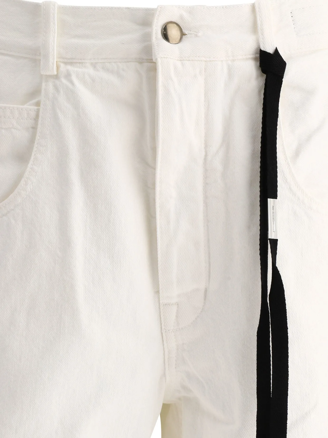 Ann Demeulemeester High Waist Straight Leg Jeans