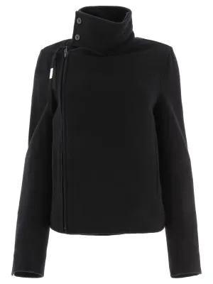 Ann Demeulemeester Off Center Zipped Jacket
