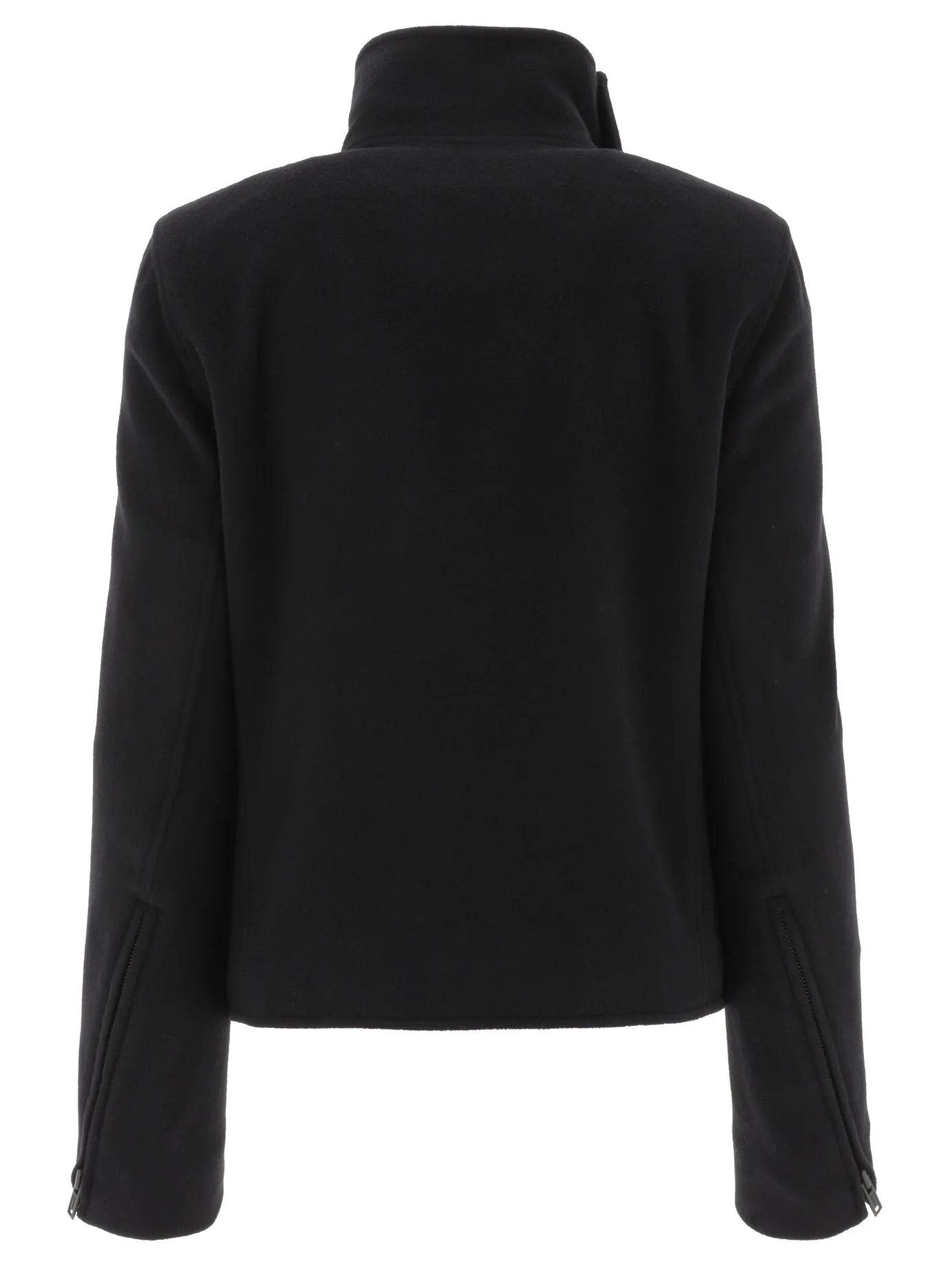 Ann Demeulemeester Off Center Zipped Jacket