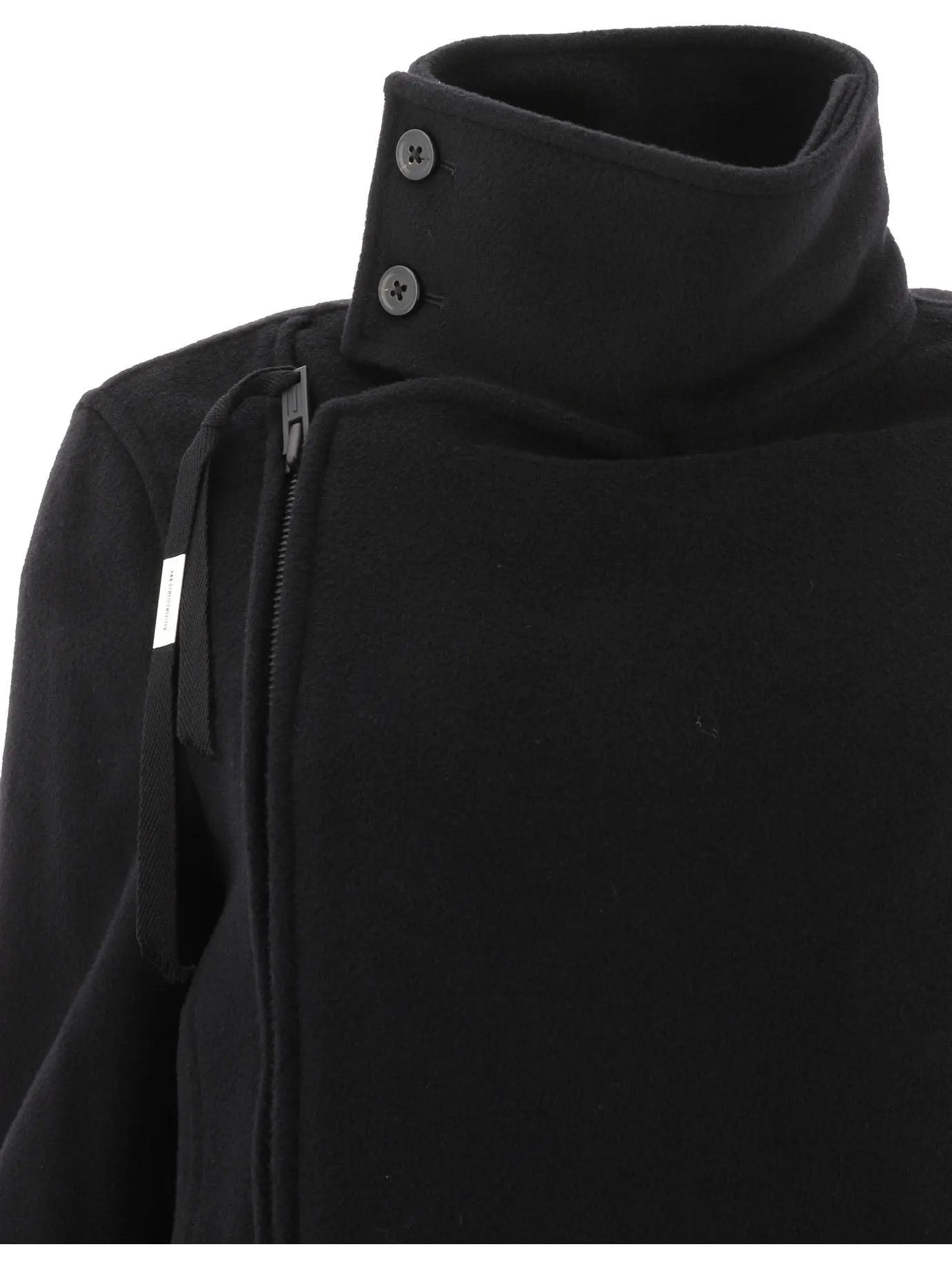 Ann Demeulemeester Off Center Zipped Jacket