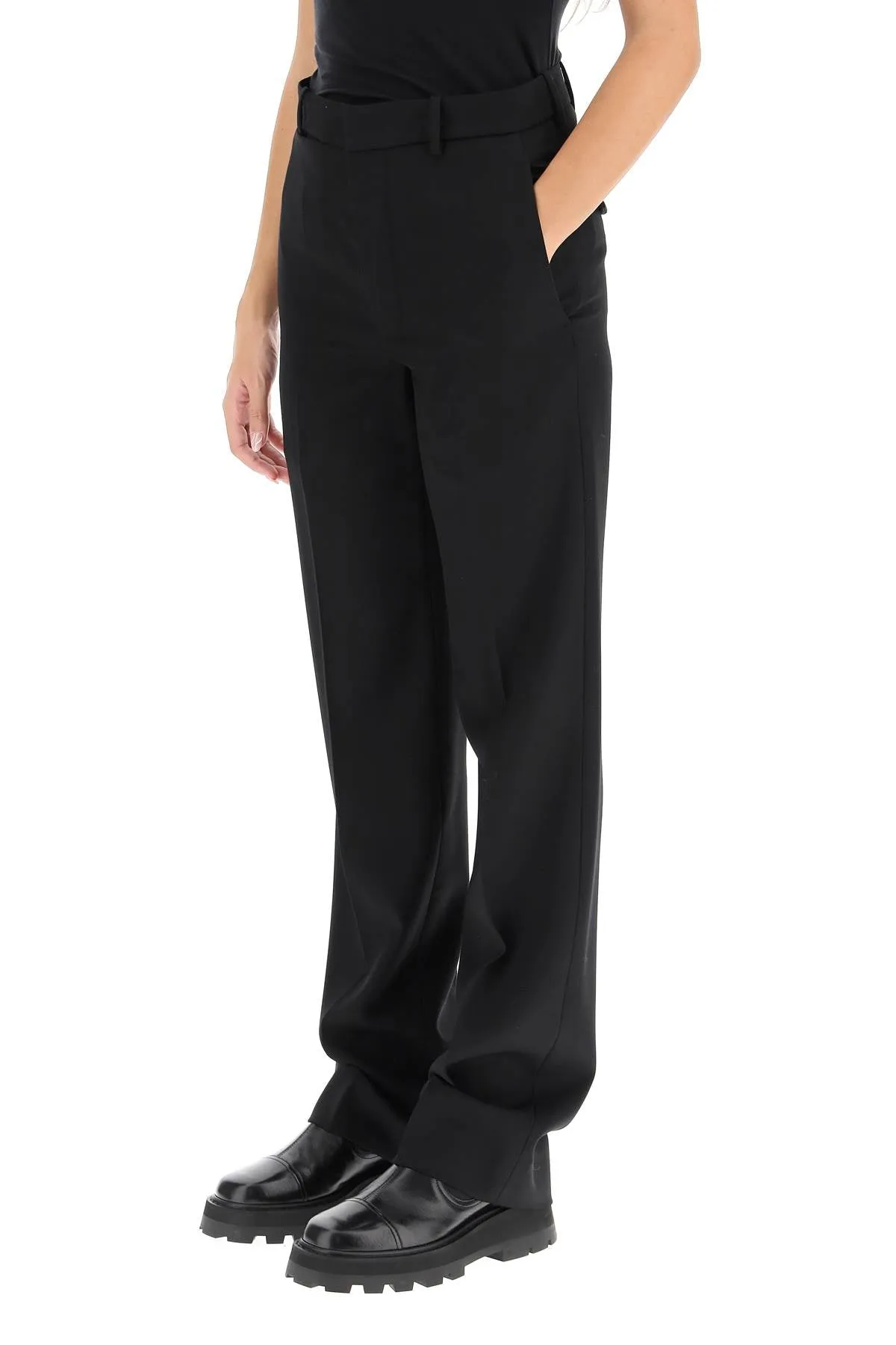 Ann Demeulemeester Straight-Leg Tailored Trousers