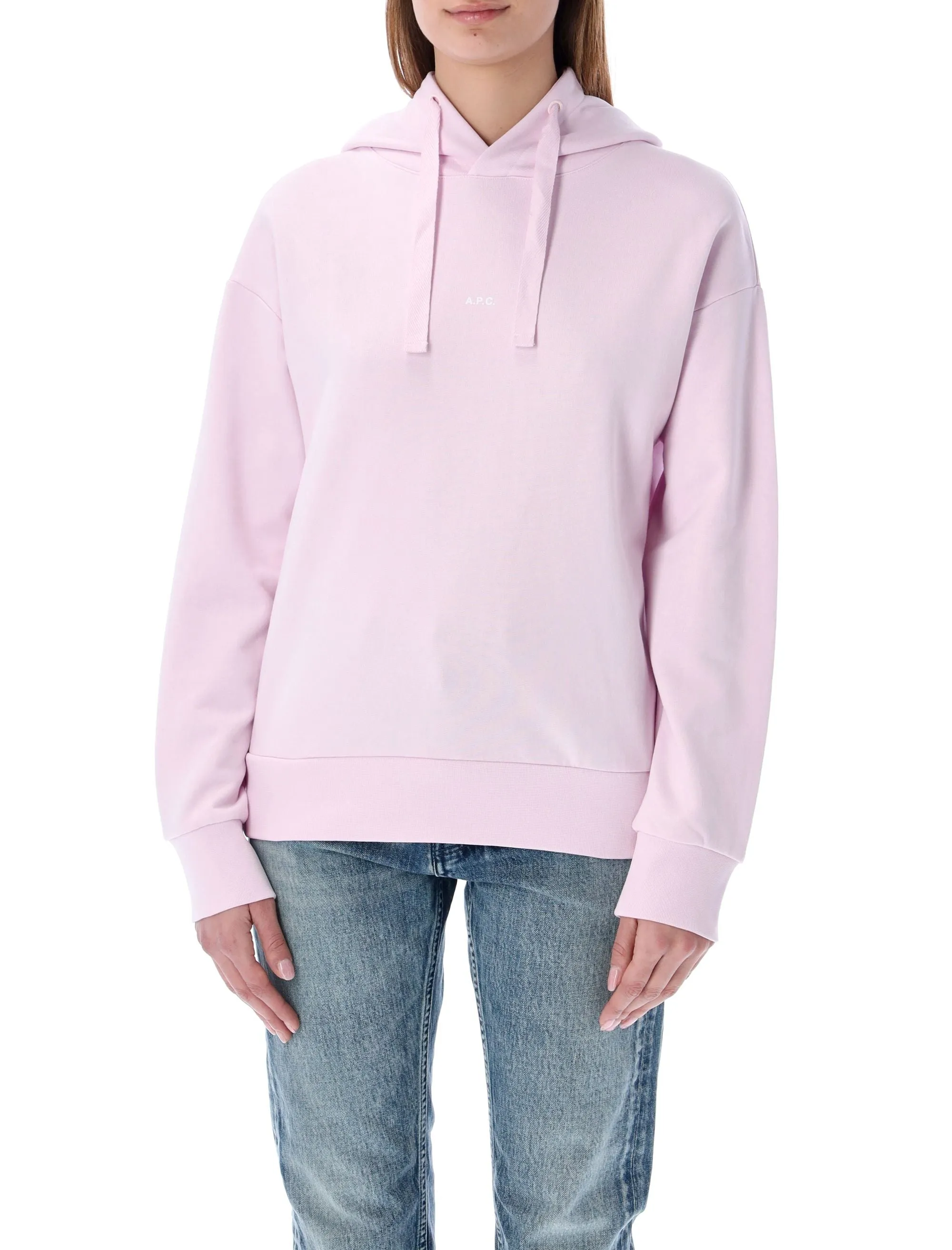 A.P.C. Logo Printed Drawstring Hoodie