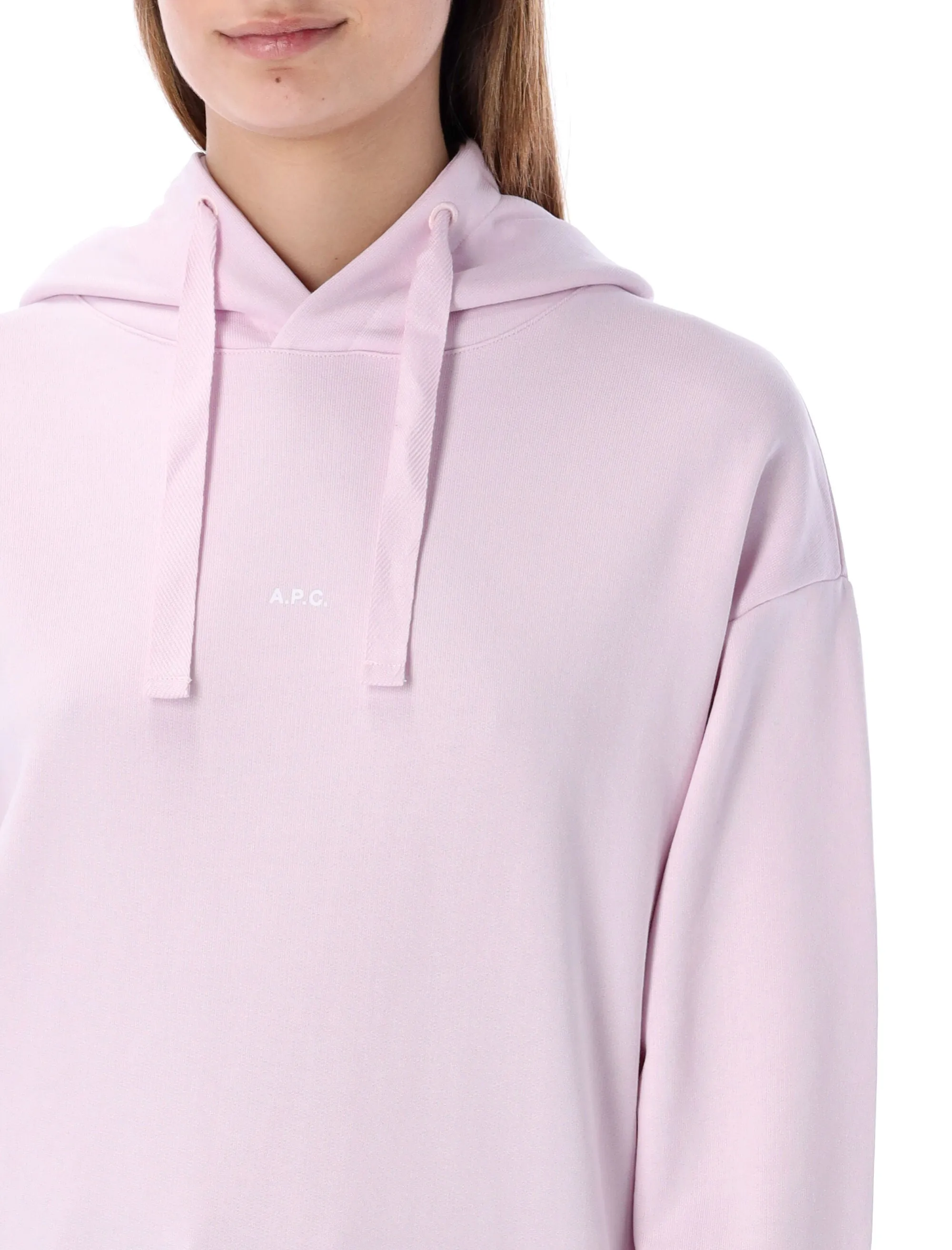 A.P.C. Logo Printed Drawstring Hoodie