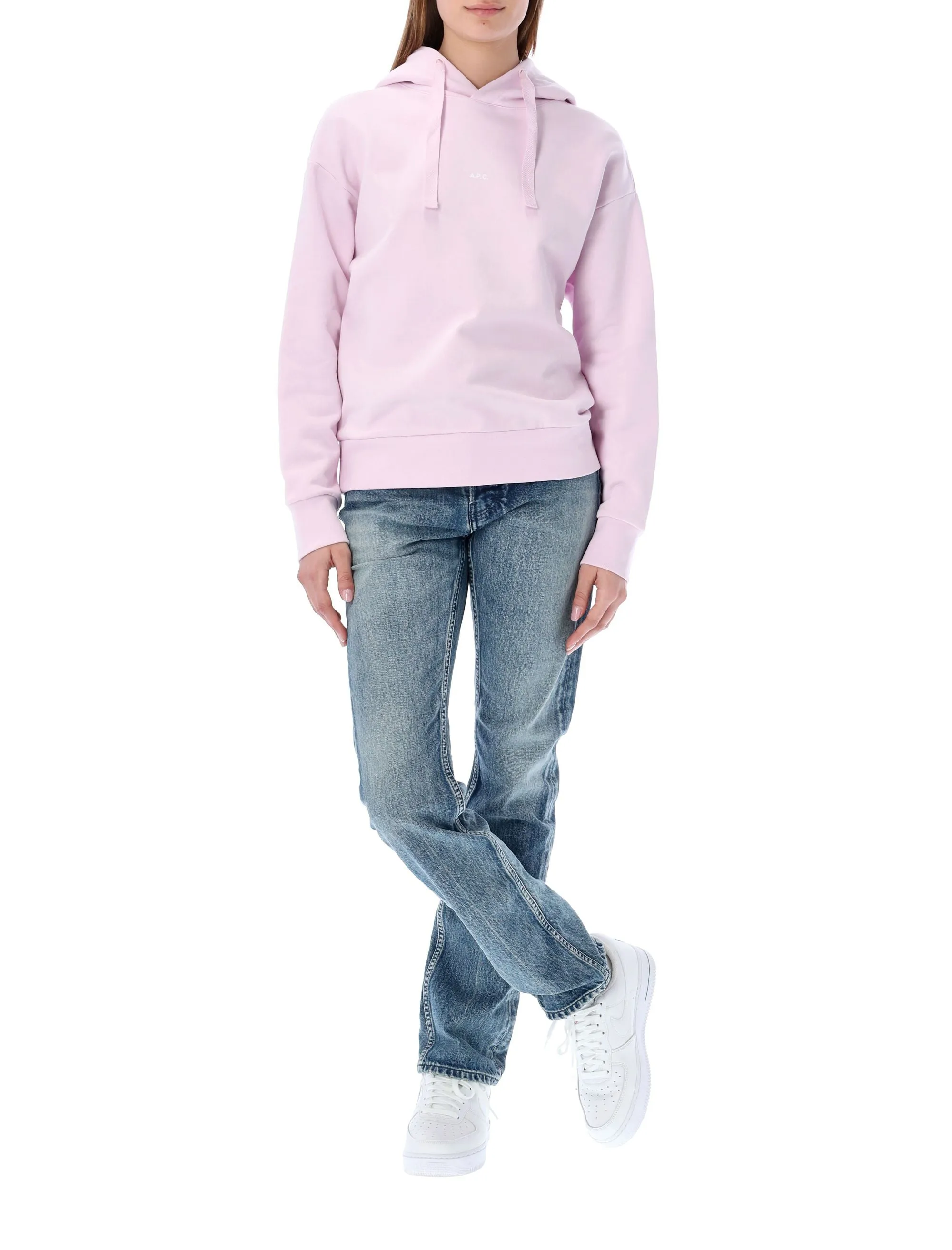 A.P.C. Logo Printed Drawstring Hoodie