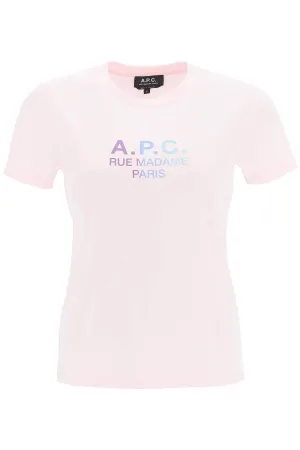 A.P.C. Rue Madame Paris Logo Printed T-Shirt