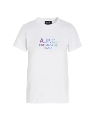 A.P.C. Rue Madame Paris Logo Printed T-Shirt