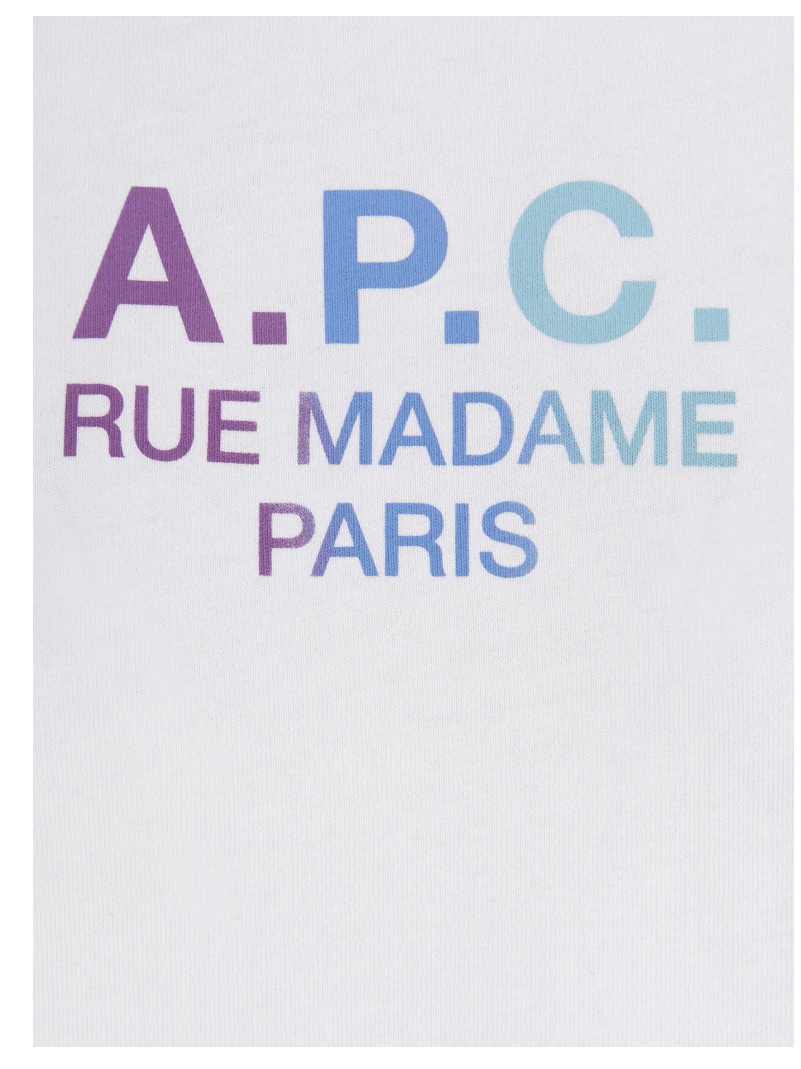 A.P.C. Rue Madame Paris Logo Printed T-Shirt