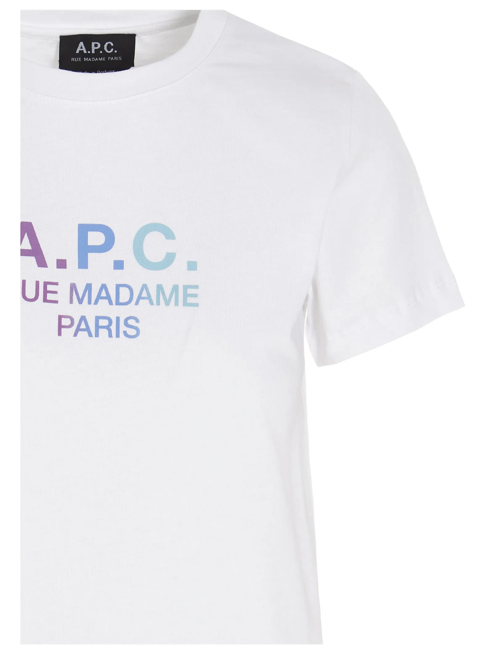 A.P.C. Rue Madame Paris Logo Printed T-Shirt