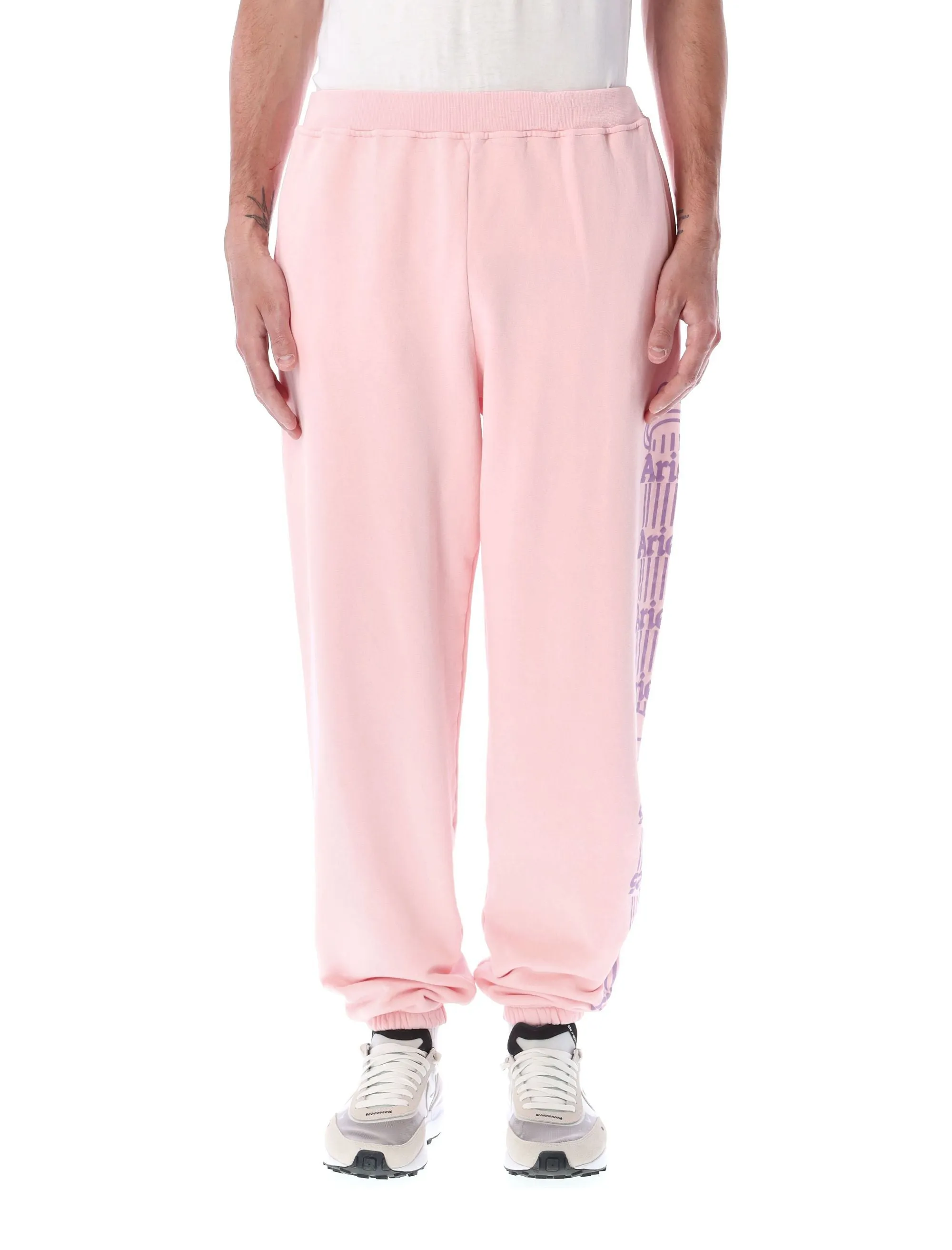 Aries Column Logo Printed Track Pants