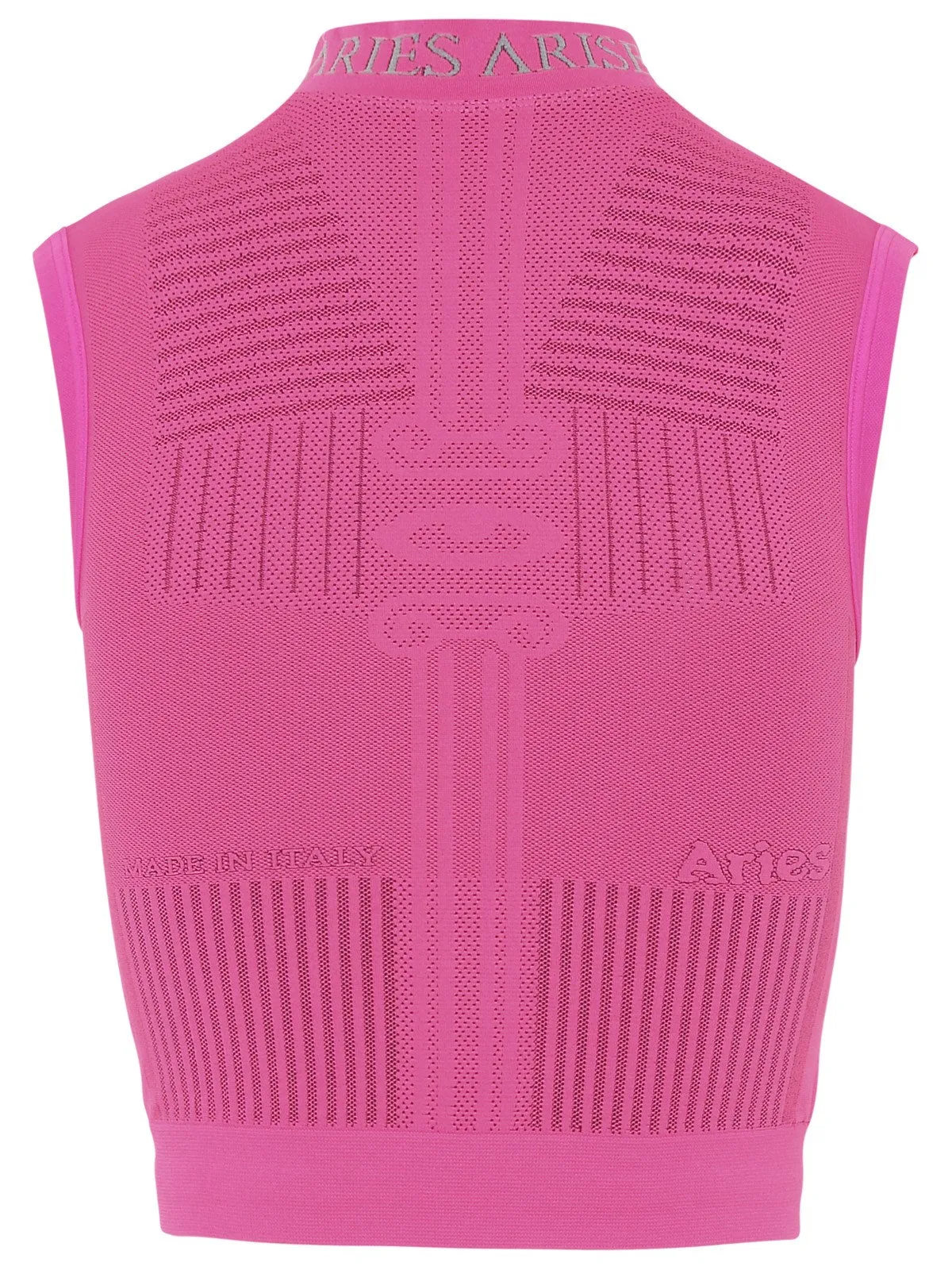Aries Logo Detailed Cropped Top