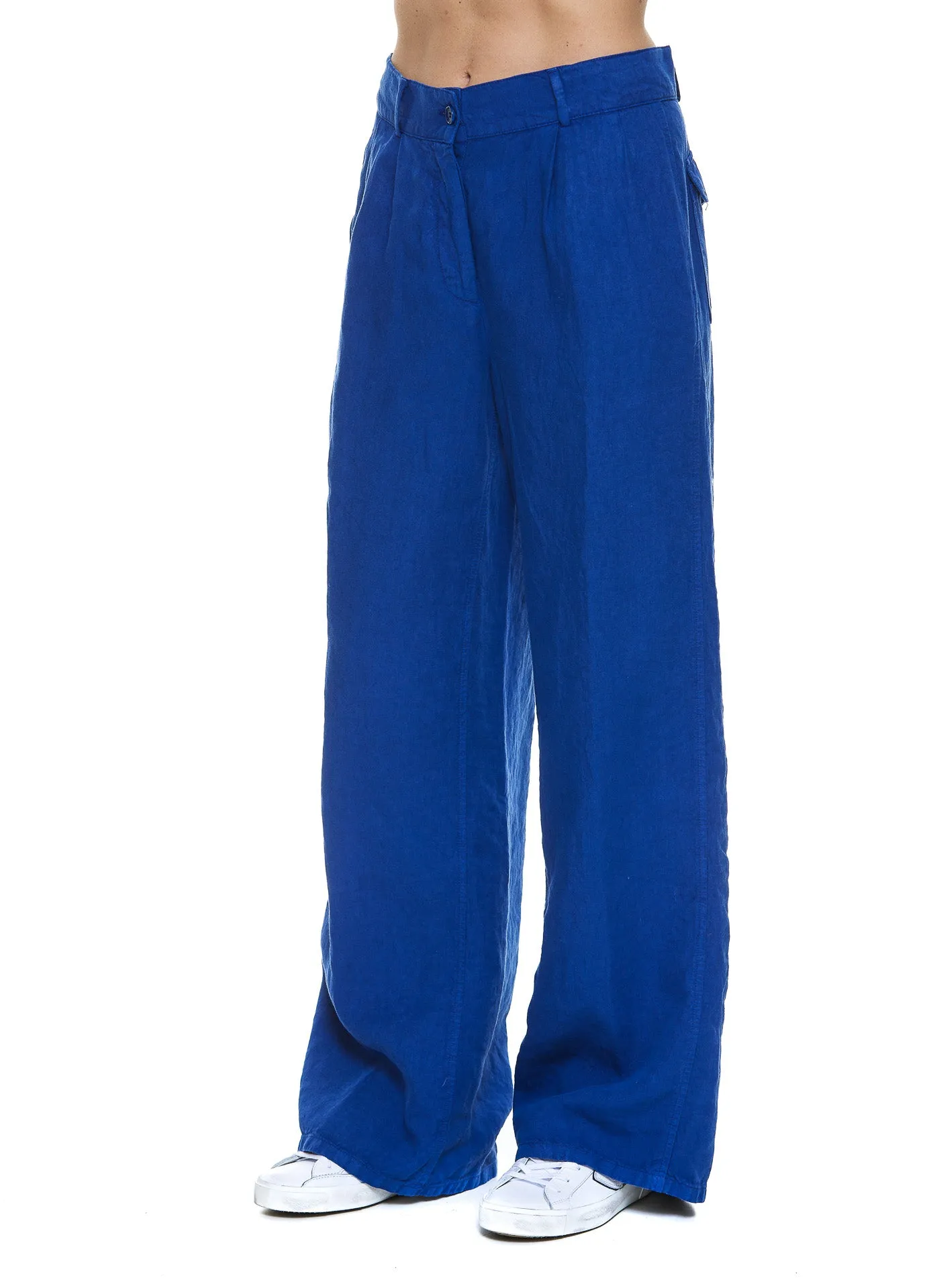 Aspesi High Waisted Wide-Leg Trousers