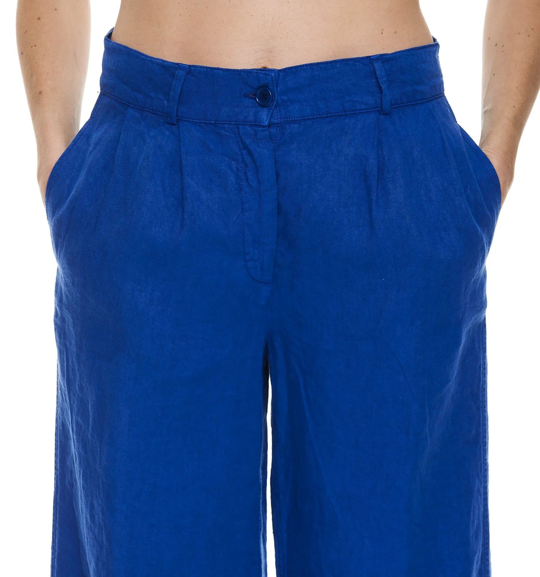 Aspesi High Waisted Wide-Leg Trousers