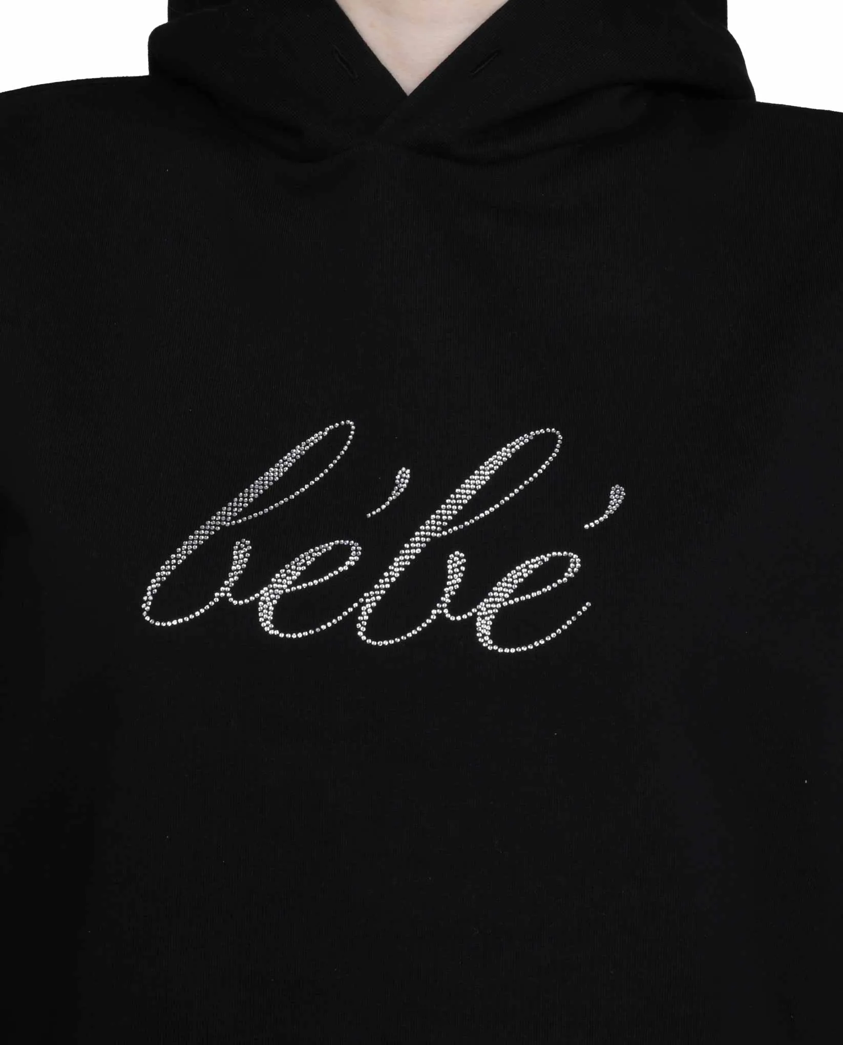 Balenciaga Bb Cropped Hoodie