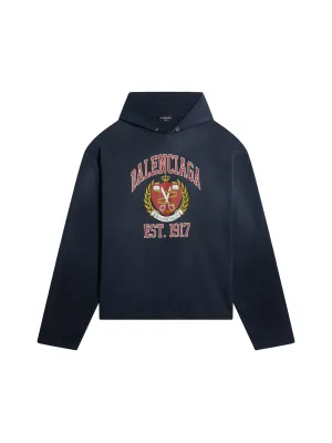 Balenciaga College Hooded Long-Sleeve T-Shirt