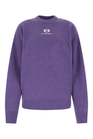 Balenciaga Logo Detailed Crewneck Sweater