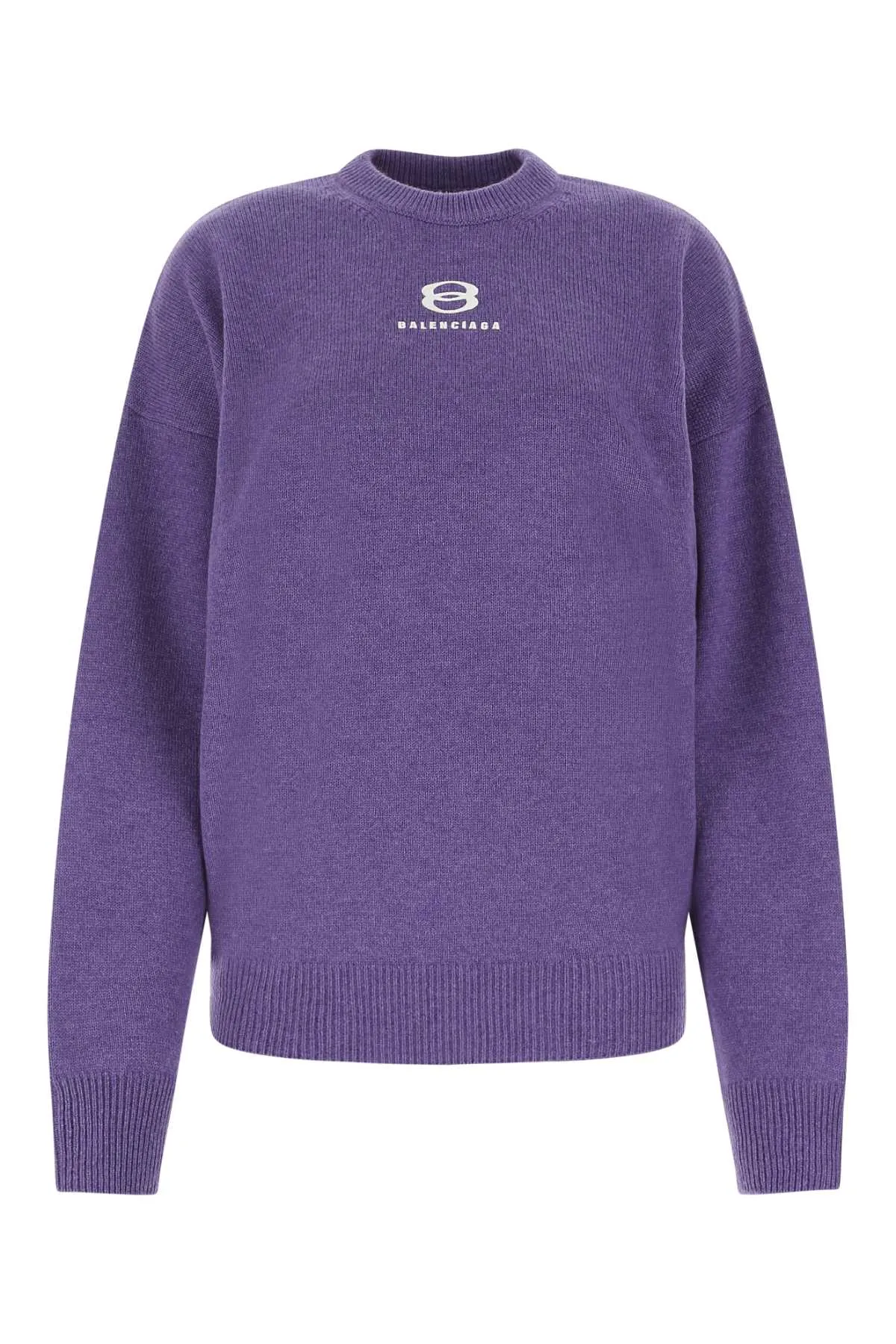 Balenciaga Logo Detailed Crewneck Sweater