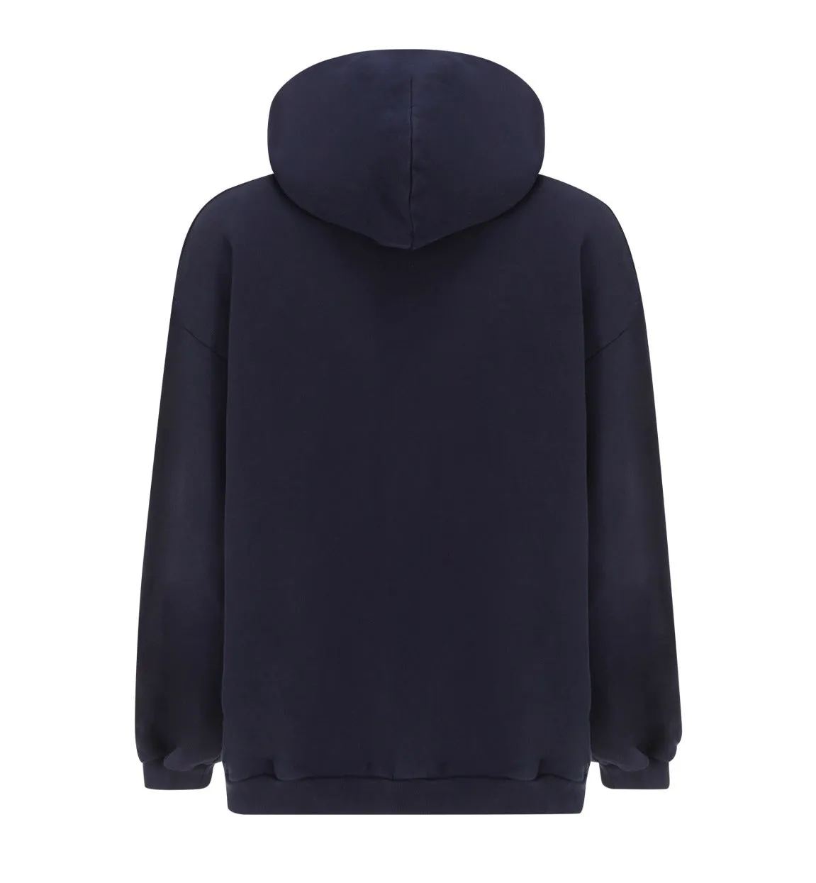 Balenciaga Logo Printed Long Sleeved Hoodie