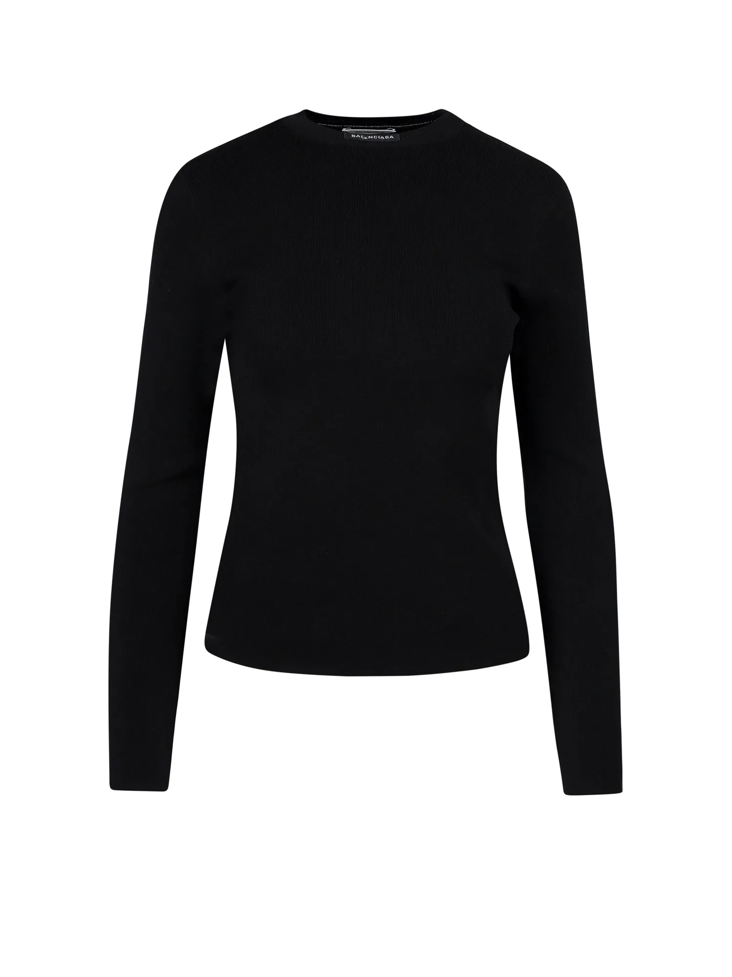 Balenciaga Logo Tag Crewneck Sweater