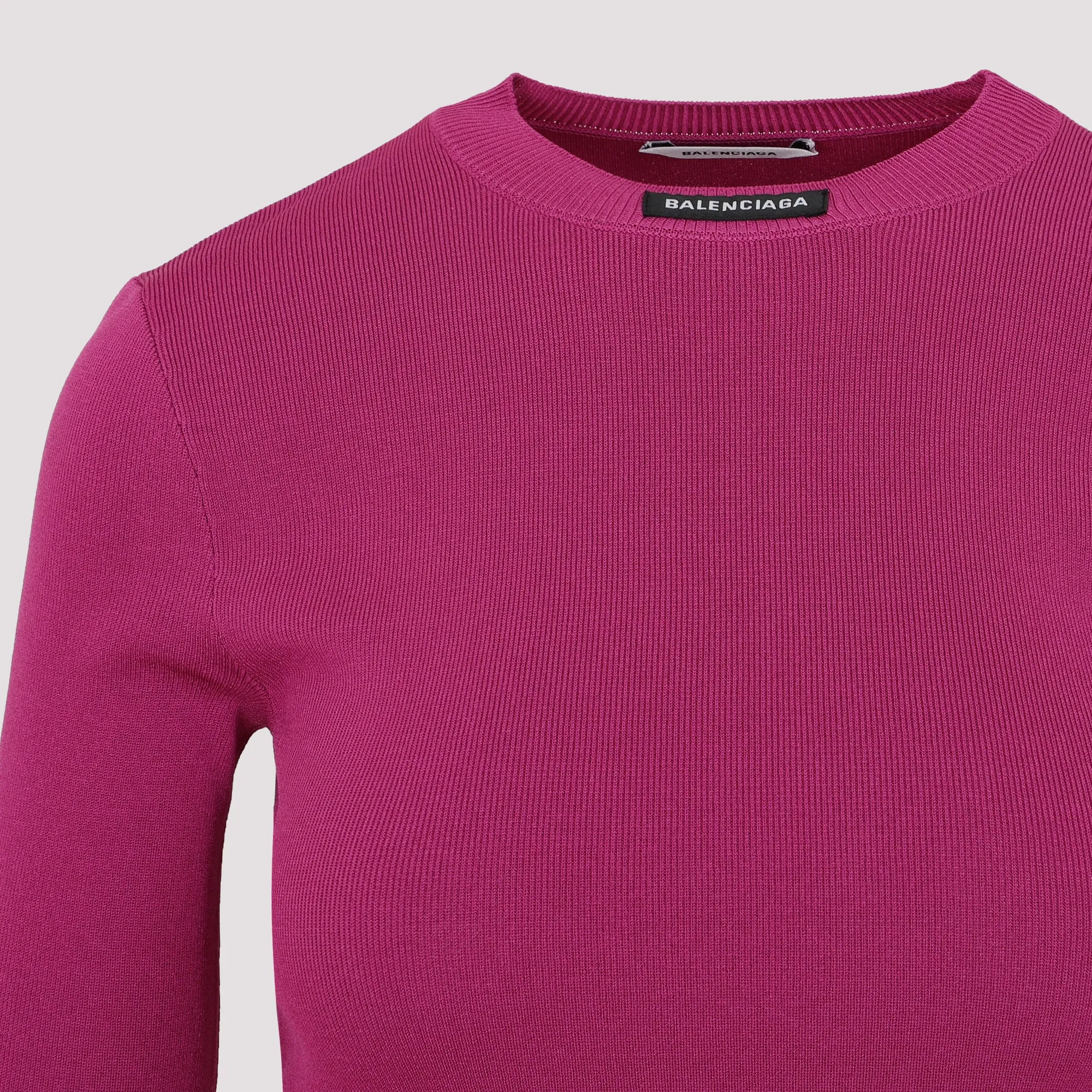 Balenciaga Logo Tag Crewneck Sweater
