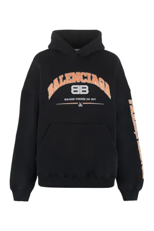 Balenciaga Maison Balenciaga Wide Fit Hoodie