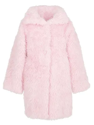 Balenciaga Swing Faux Fur Coat
