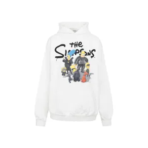 Balenciaga The Simpsons Artwork Printed Hoodie