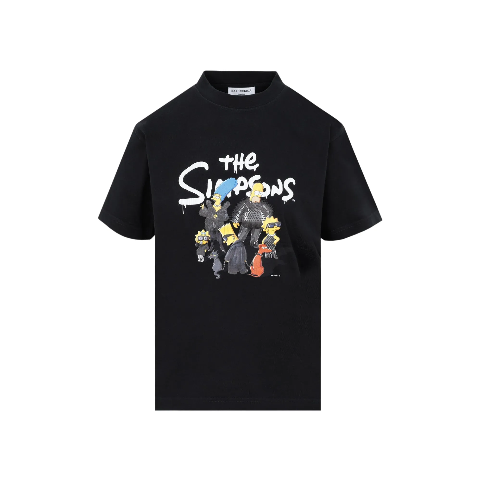 Balenciaga The Simpsons Print Crewneck T-Shirt