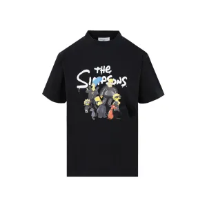 Balenciaga The Simpsons Print Crewneck T-Shirt