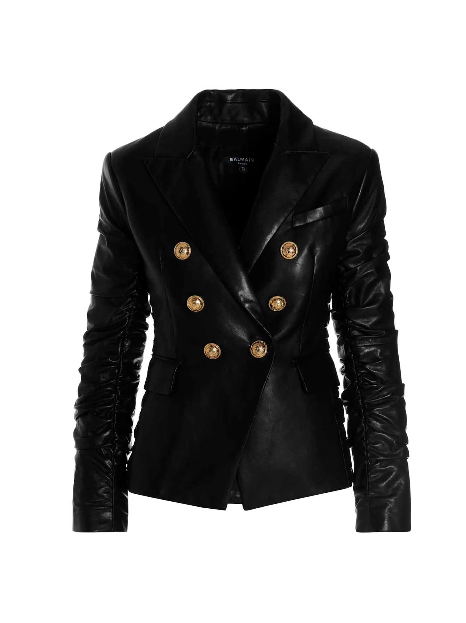 Balmain Double-Breasted Long-Sleeved Jacket