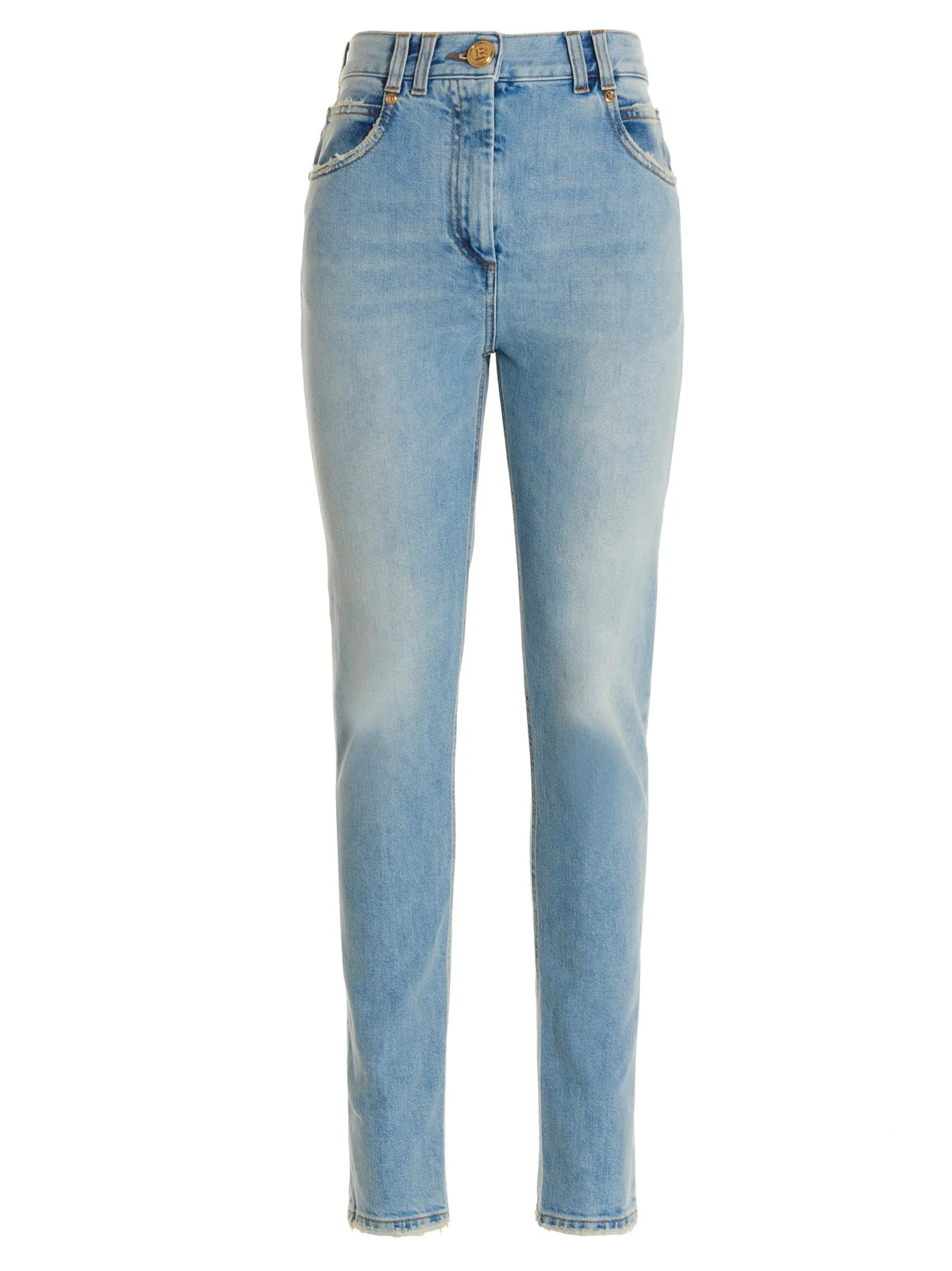 Balmain Logo Detailed Skinny Jeans