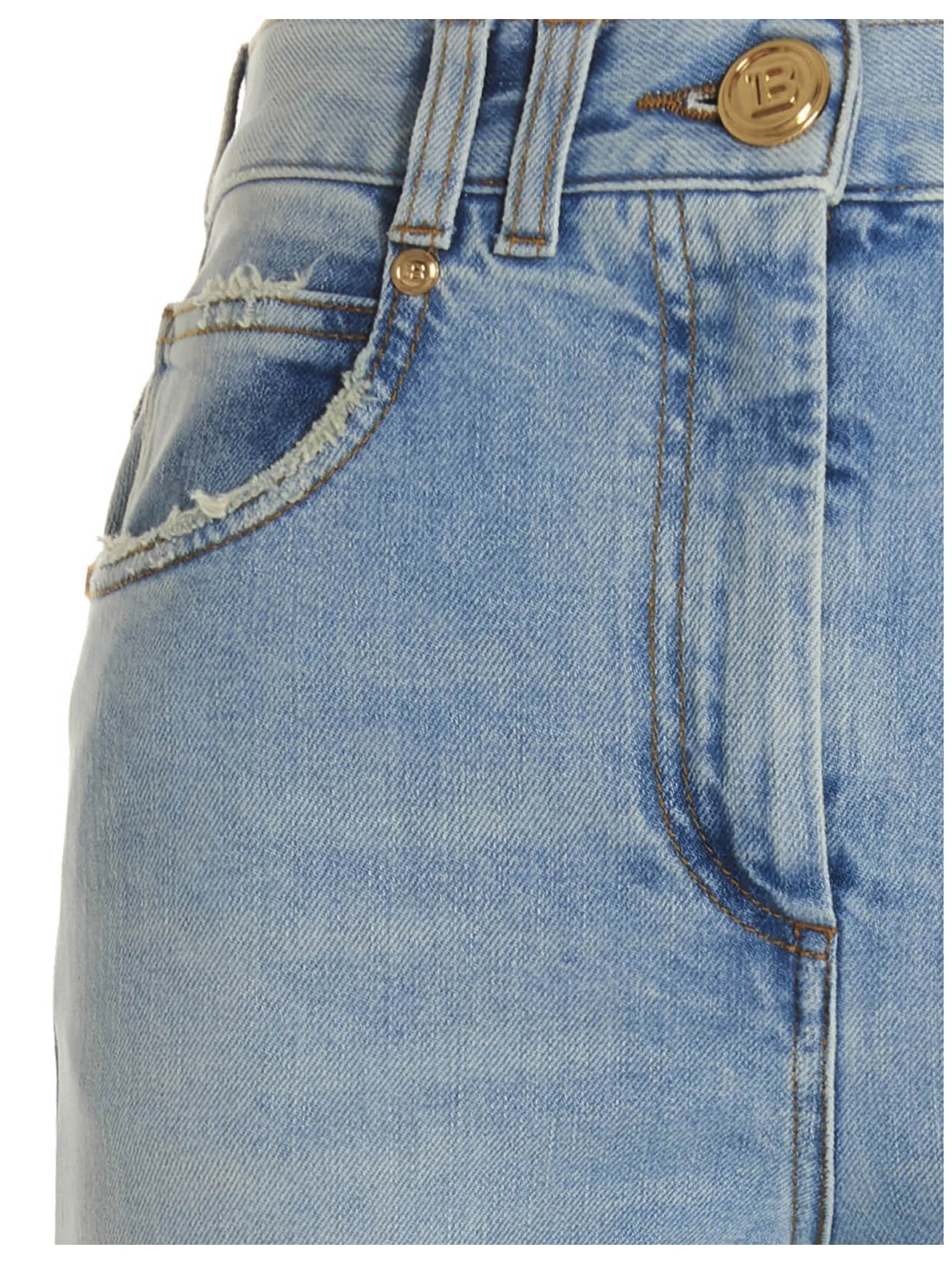 Balmain Logo Detailed Skinny Jeans