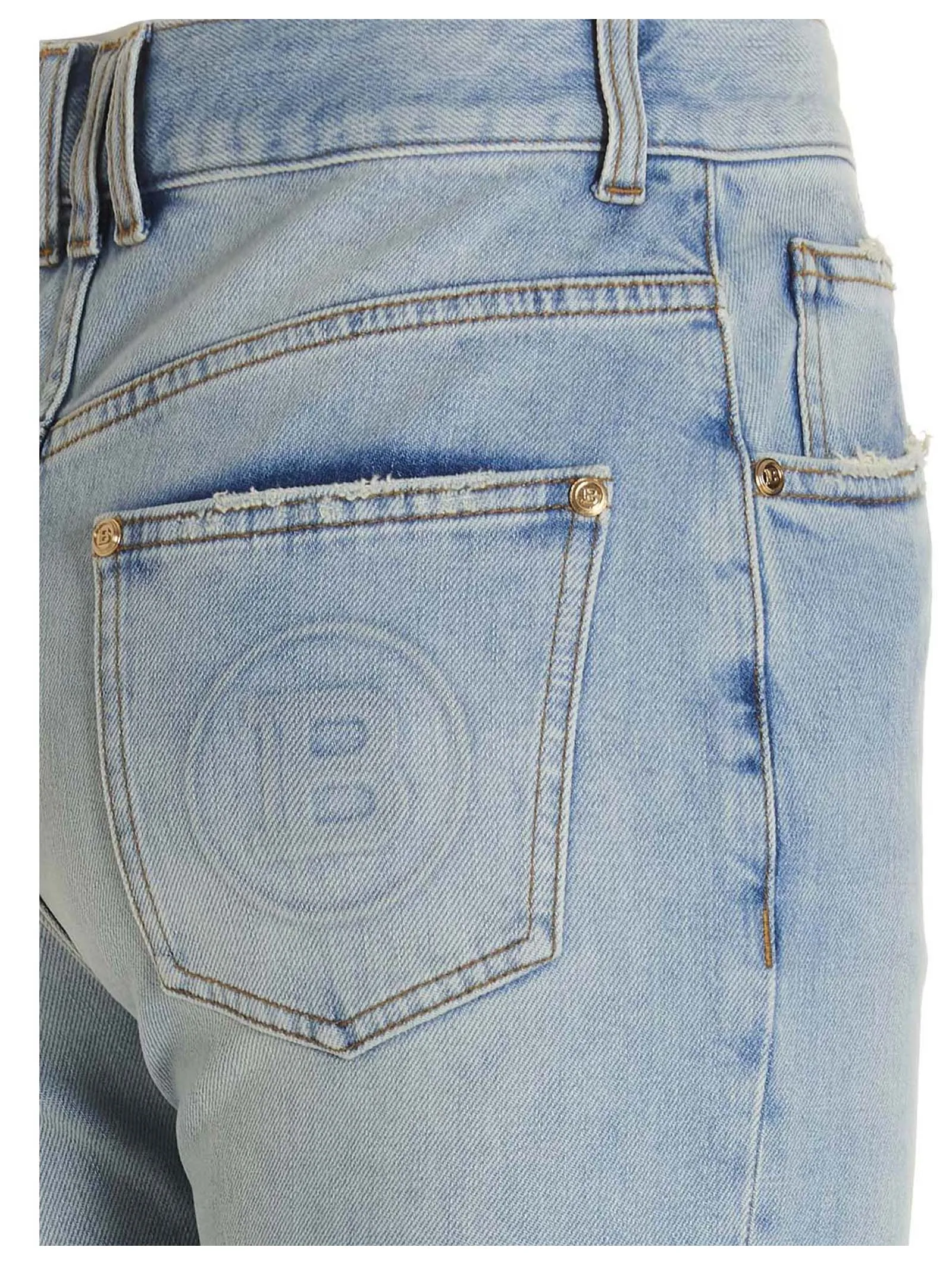 Balmain Logo Detailed Skinny Jeans