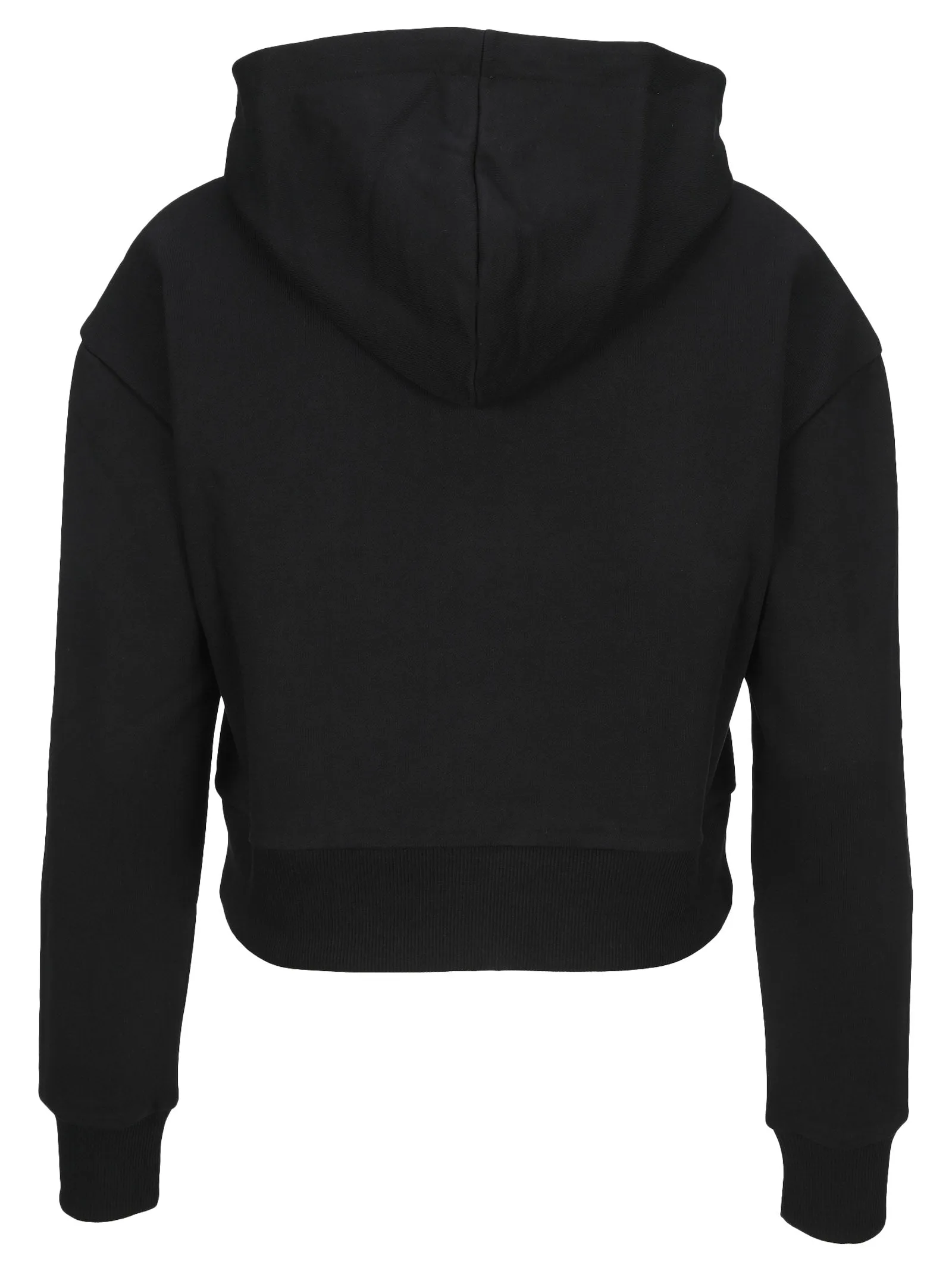 Balmain Logo Embossed Drawstring Hoodie