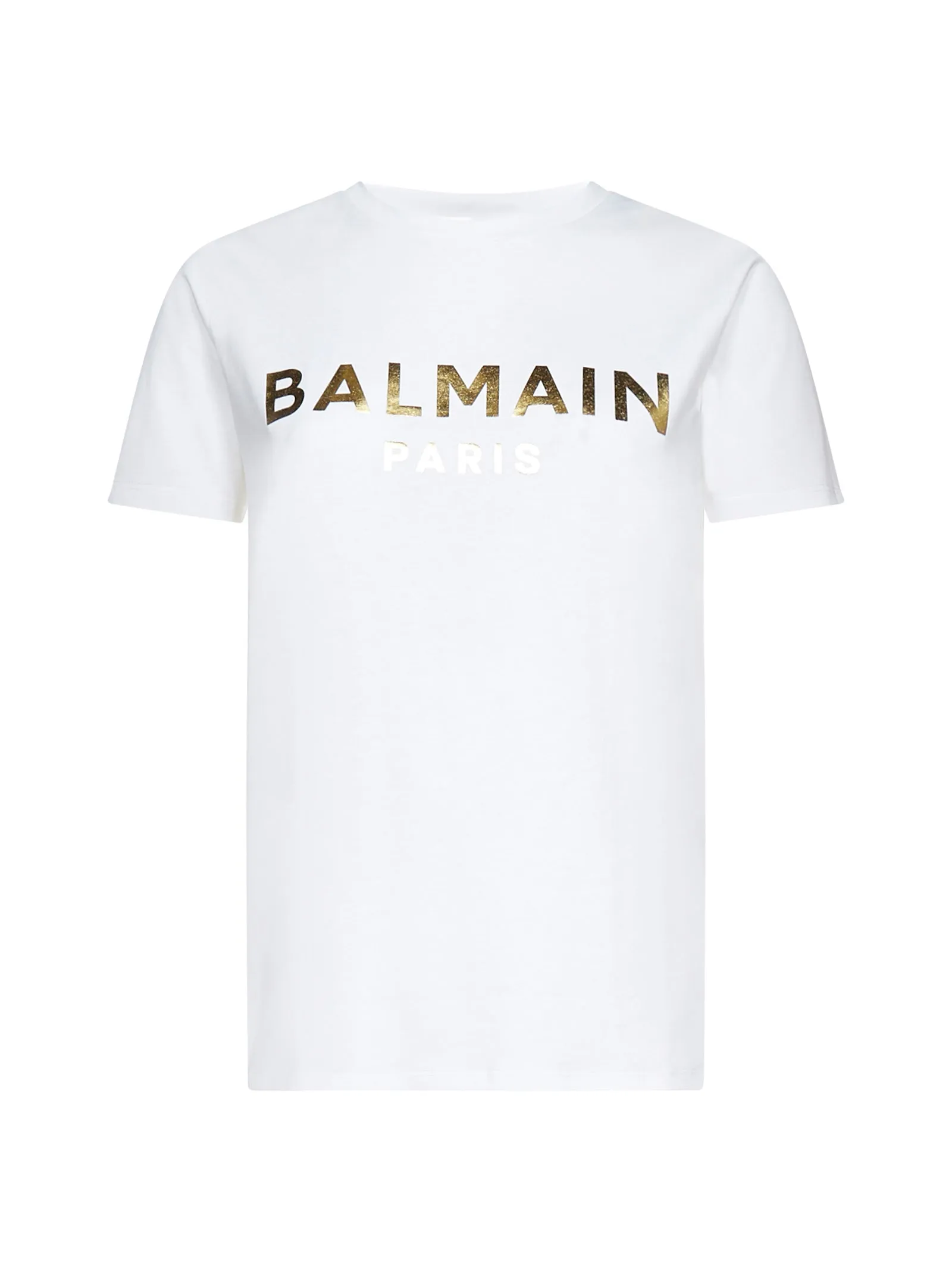 Balmain Logo Printed Crewneck T-Shirt