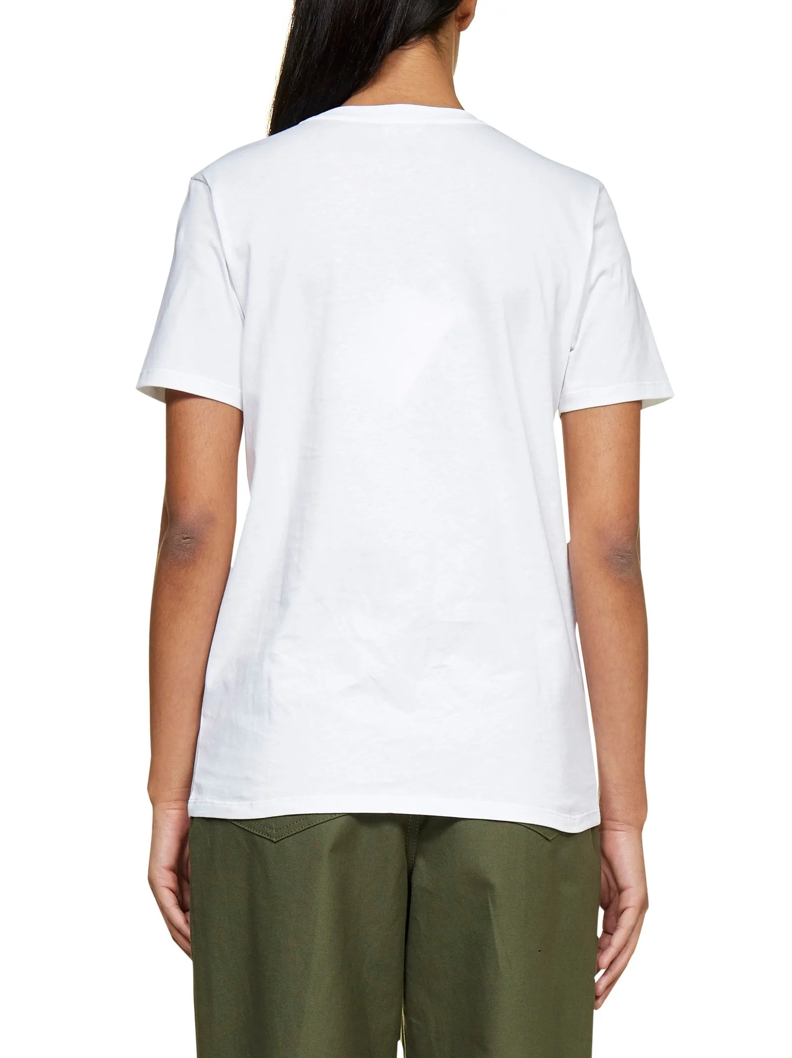 Balmain Logo Printed Crewneck T-Shirt