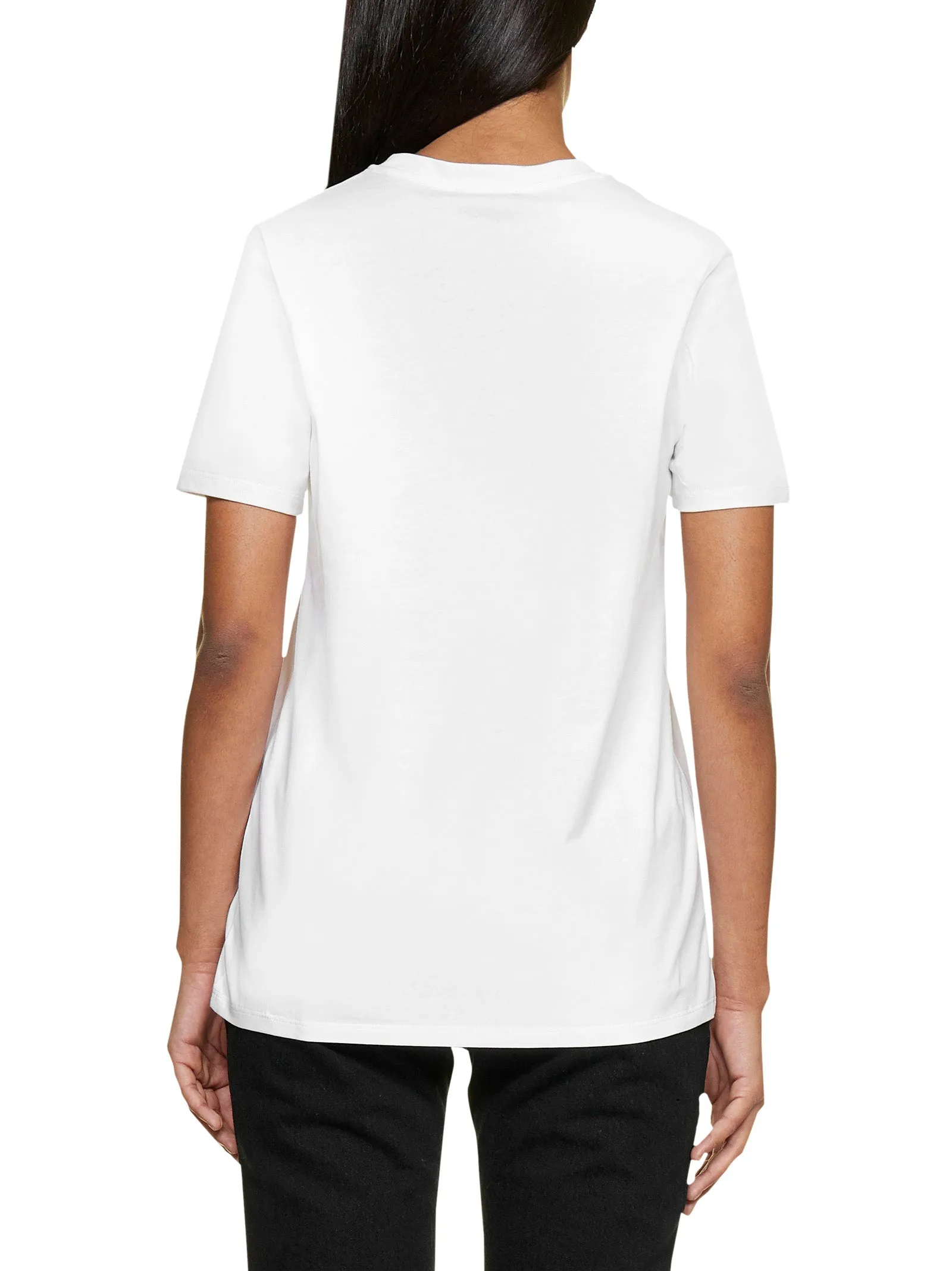 Balmain Logo Printed Crewneck T-Shirt