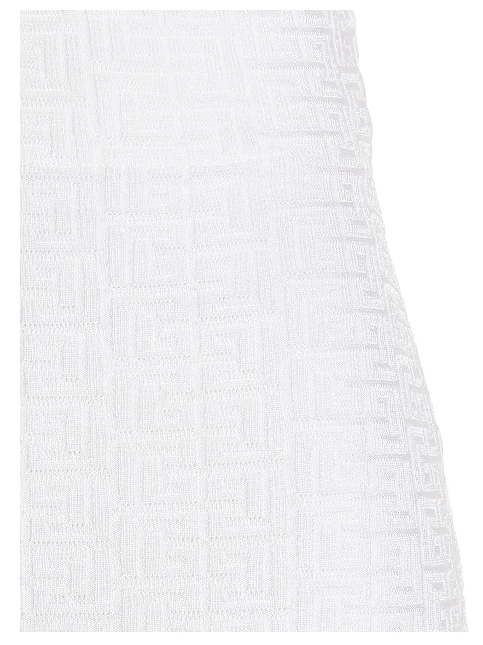 Balmain Monogram Pattern High Waisted Mini Skirt